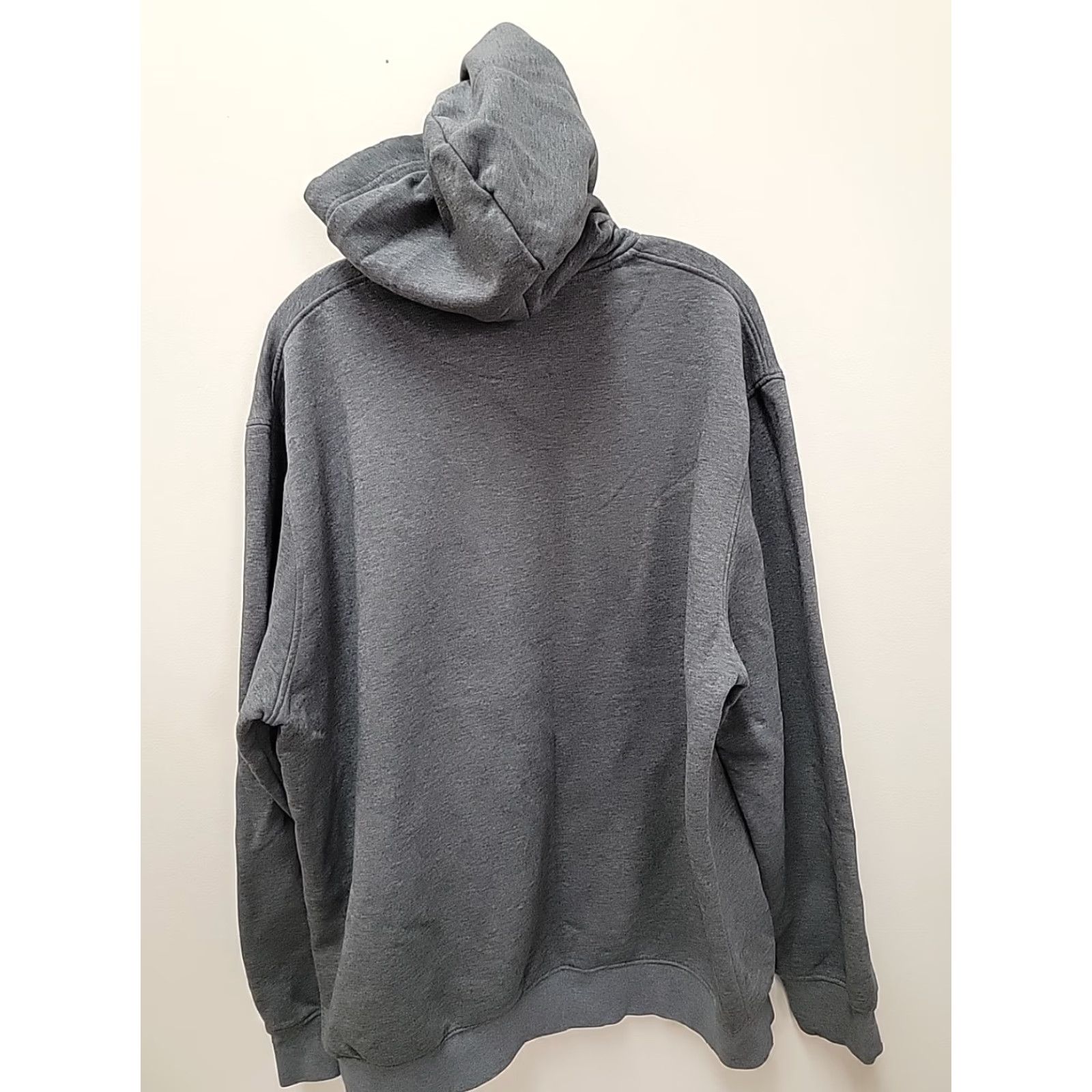 Nike VINTAGE Nike Sweatshirt Hoodie Pullover Hooded Long Sleeve Mens XL Gray Cotton Polyester Embroidered Solid Fall Winter Mens XL Size US XL / EU 56 / 4 - 6 Thumbnail