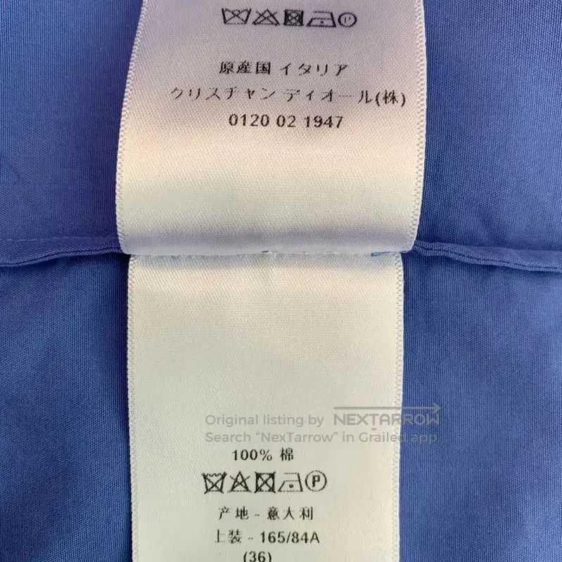 Dior Dior Blue Cotton Women's Shirt Size S . Size S / US 4 / IT 40 - 7 Thumbnail