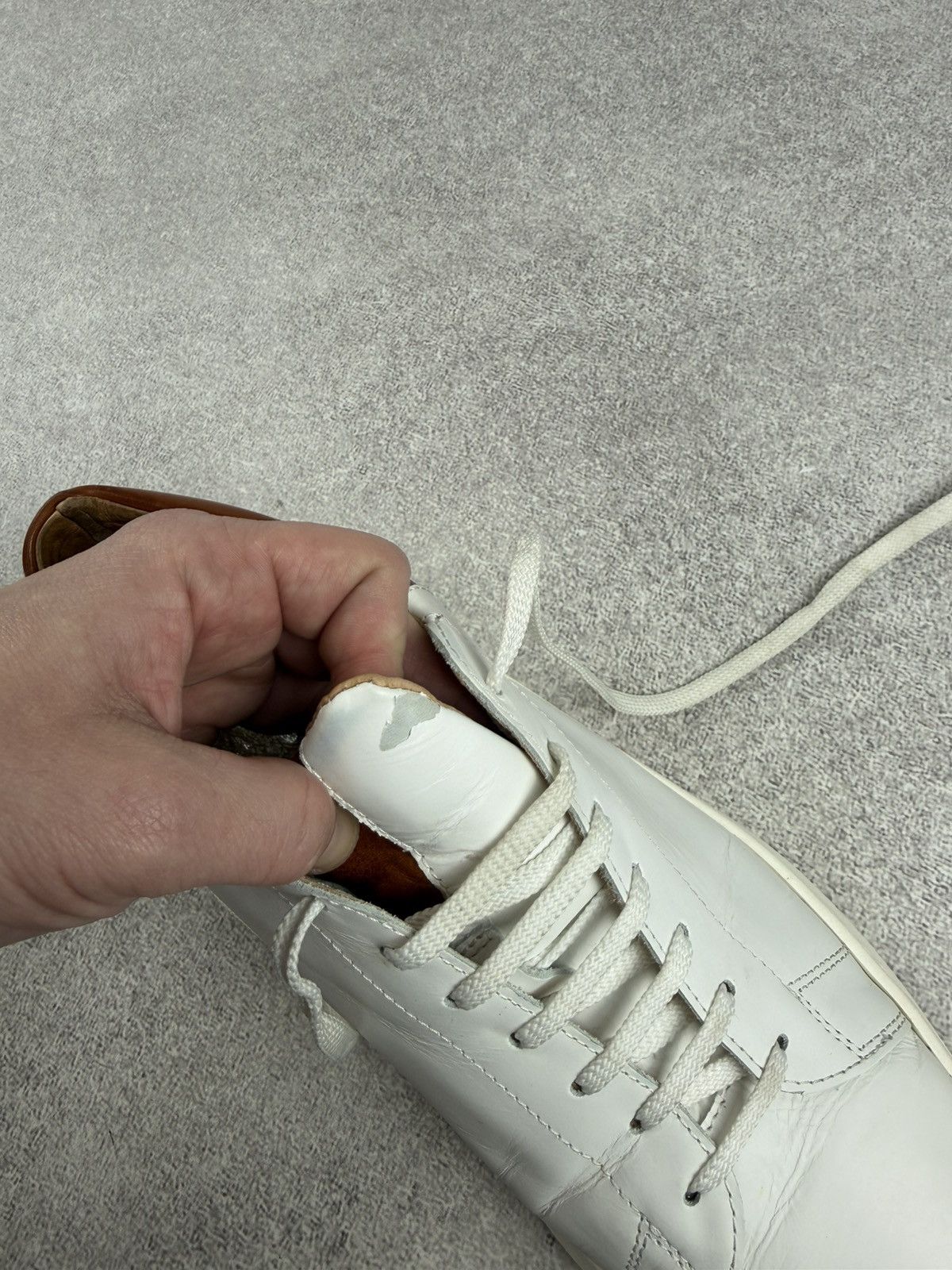 Eleventy Eleventy White Leather Sneakers Men’s Size 43 Size US 10 / EU 43 - 16 Thumbnail