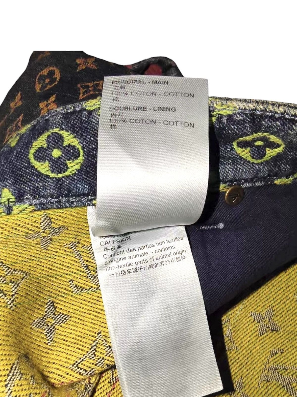 Louis Vuitton Louis Vuitton 32 Rainbow Monogram Denim Short Size US 32 / EU 48 - 7 Thumbnail