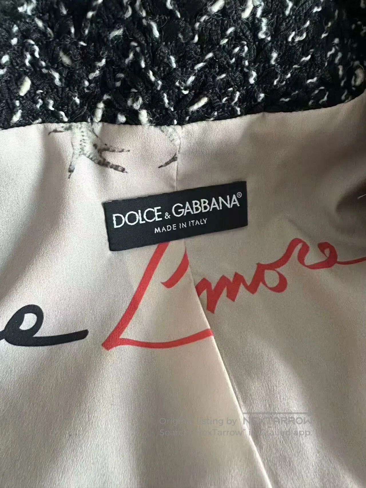 Dolce & Gabbana Dolce & Gabbana Tweed Short Jacket. Size S / US 4 / IT 40 - 3 Thumbnail