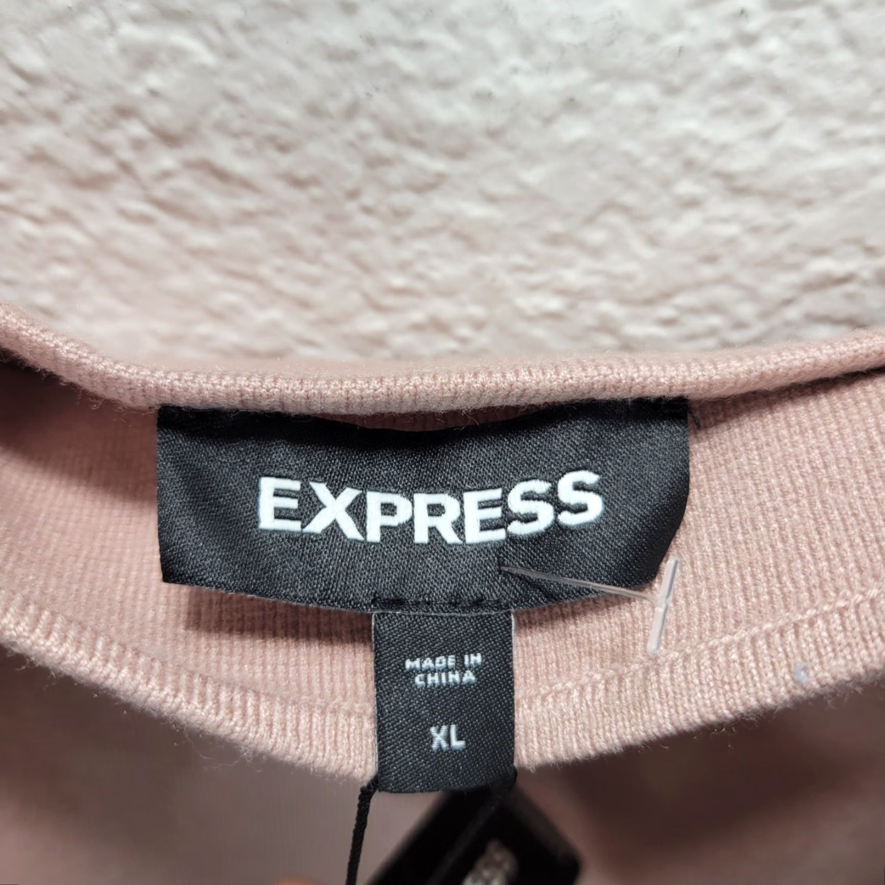 Express Express Tank Top Womens Crop XL Dusty Pink Rayon Polyester Blend Knit New Size XL / US 12-14 / IT 48-50 - 4 Thumbnail