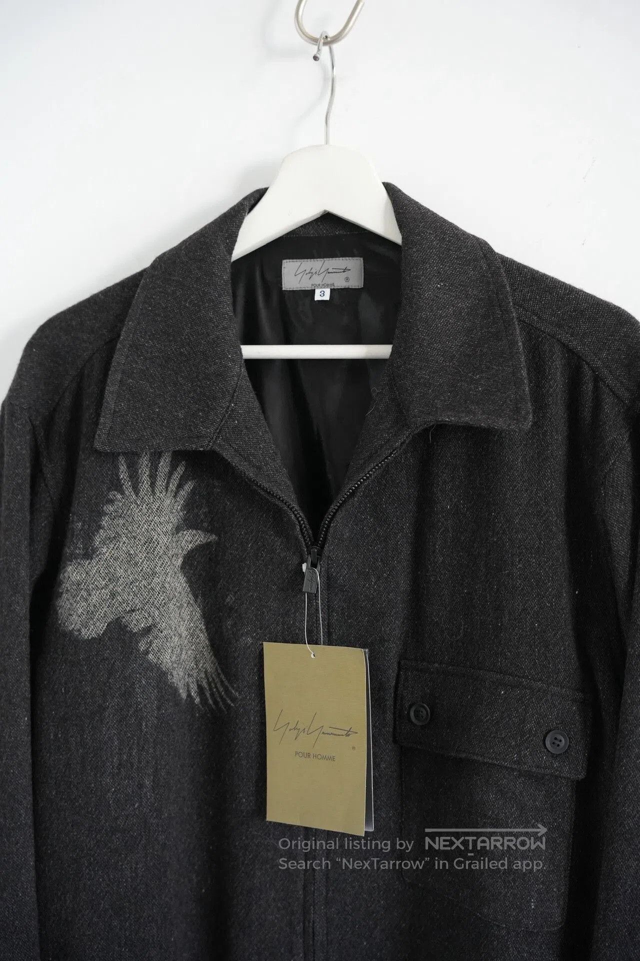 Yohji Yamamoto Yohji Yamamoto Black Zip Shirt Jacket. Size US M / EU 48-50 / 2 - 3 Thumbnail