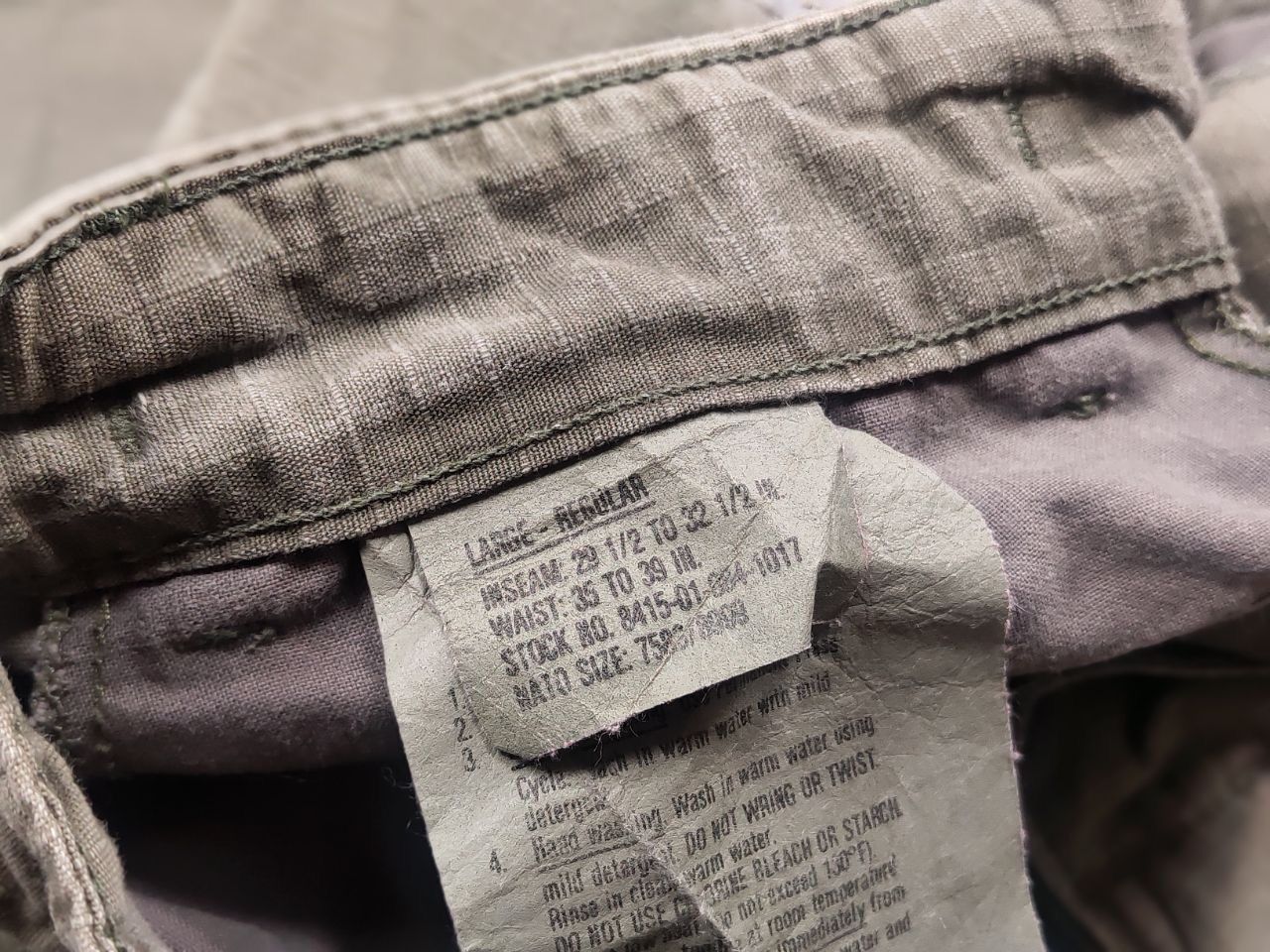 Vintage Vintage USA trouser combat atlanco Military Cargo Pants Size US 36 / EU 52 - 17 Thumbnail