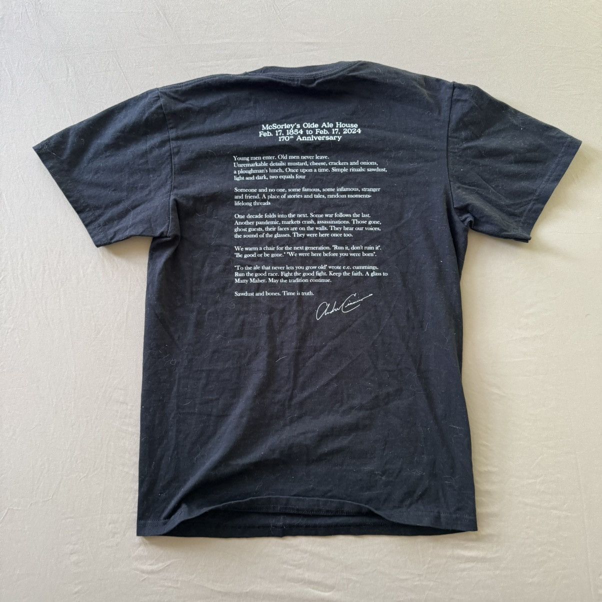 Vintage McSorley's Olde Ale House Anniversary Tee Size US S / EU 44-46 / 1 - 2 Thumbnail