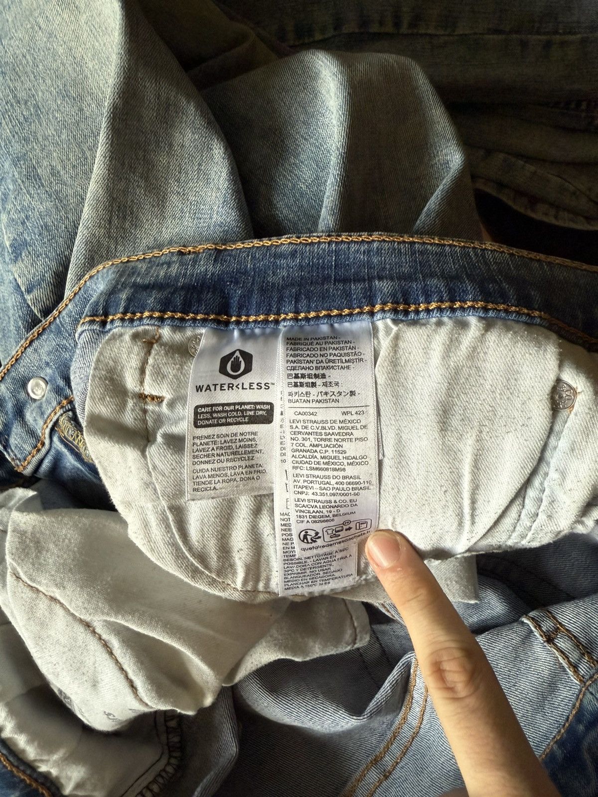 Levi's 511 denim jeans Size US 38 / EU 54 - 3 Thumbnail