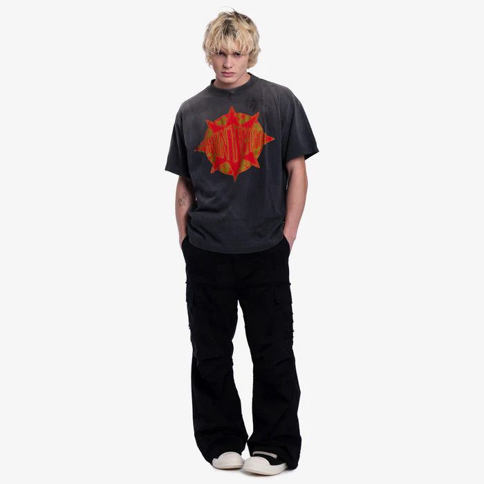 Saint Michael o1h1sh10525 X Denim Tears T-Shirt in Black Size US L / EU 52-54 / 3 - 2 Thumbnail
