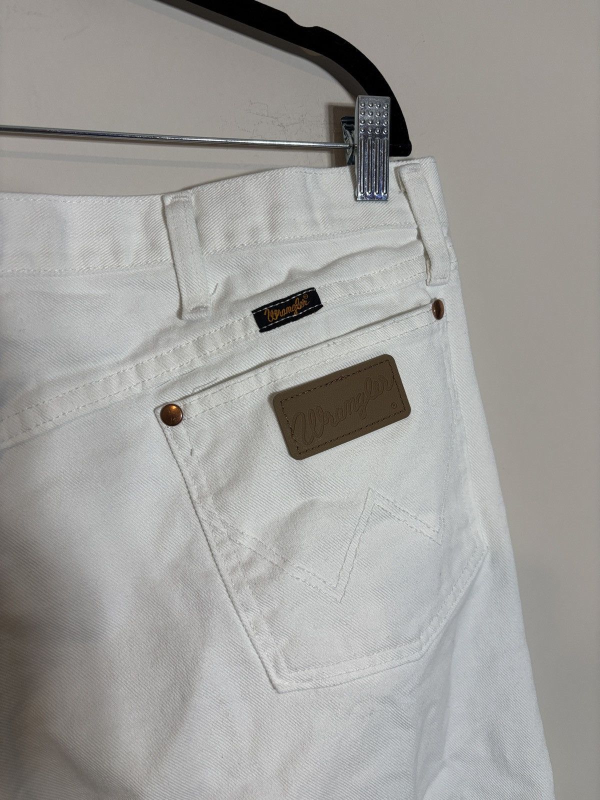 Wrangler Wrangler Cowboy Cut Jeans White Denim 13MWZ 38x34 Size US 38 / EU 54 - 3 Thumbnail