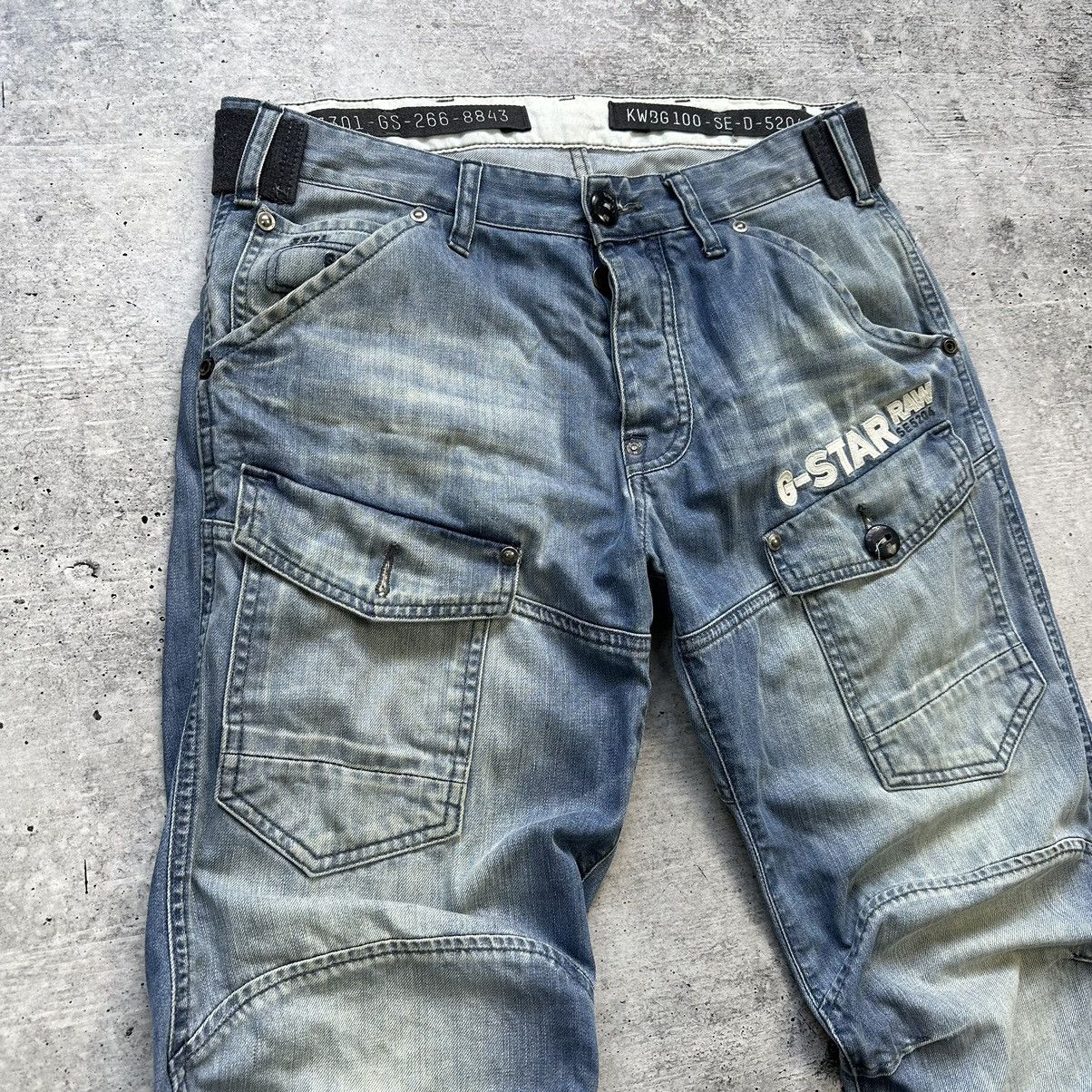 Other G Star Raw Vintage Denim Pants Double Knee Jeans Y2K Hype Size US 32 / EU 48 - 2 Thumbnail