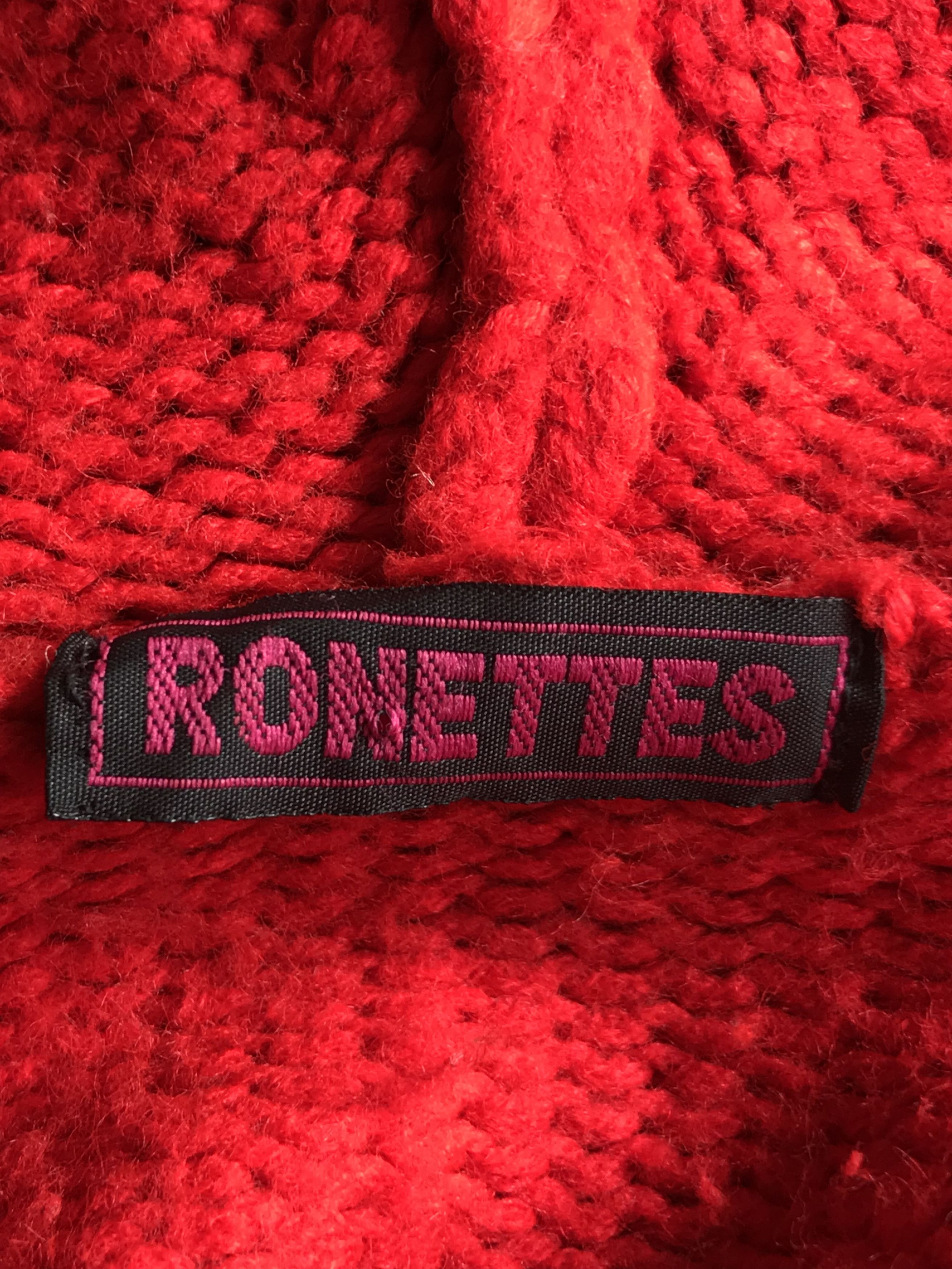 Hysteric Glamour × Japanese Brand × PPFM Ronettes Japanese "LA" Print Knitted Zip Hoodie Size US M / EU 48-50 / 2 - 6 Thumbnail