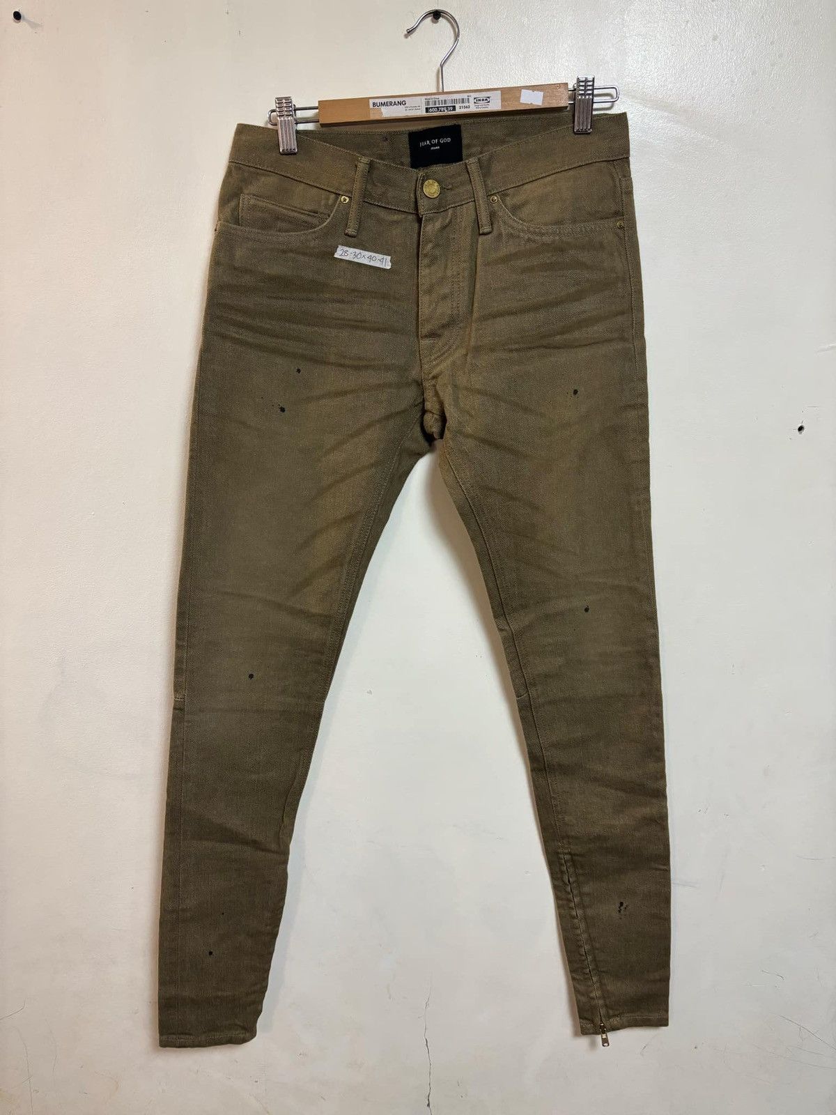Fear of God Fear Of God Vintage Wash Selvedge Jeans Size US 30 / EU 46 - 1 Thumbnail