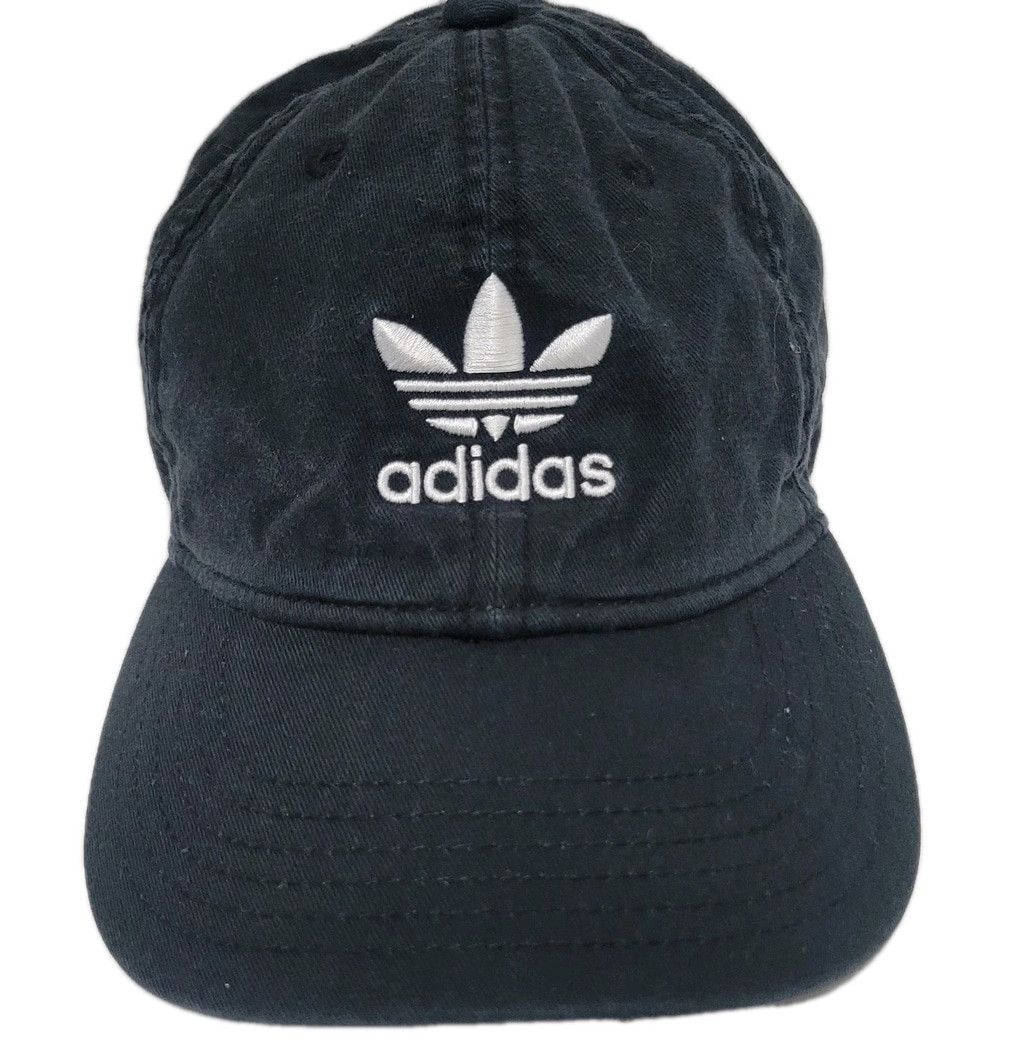 Adidas Adidas Baseball Hat Cap Black One Size Embroidered Logo Exce Size ONE SIZE - 1 Thumbnail