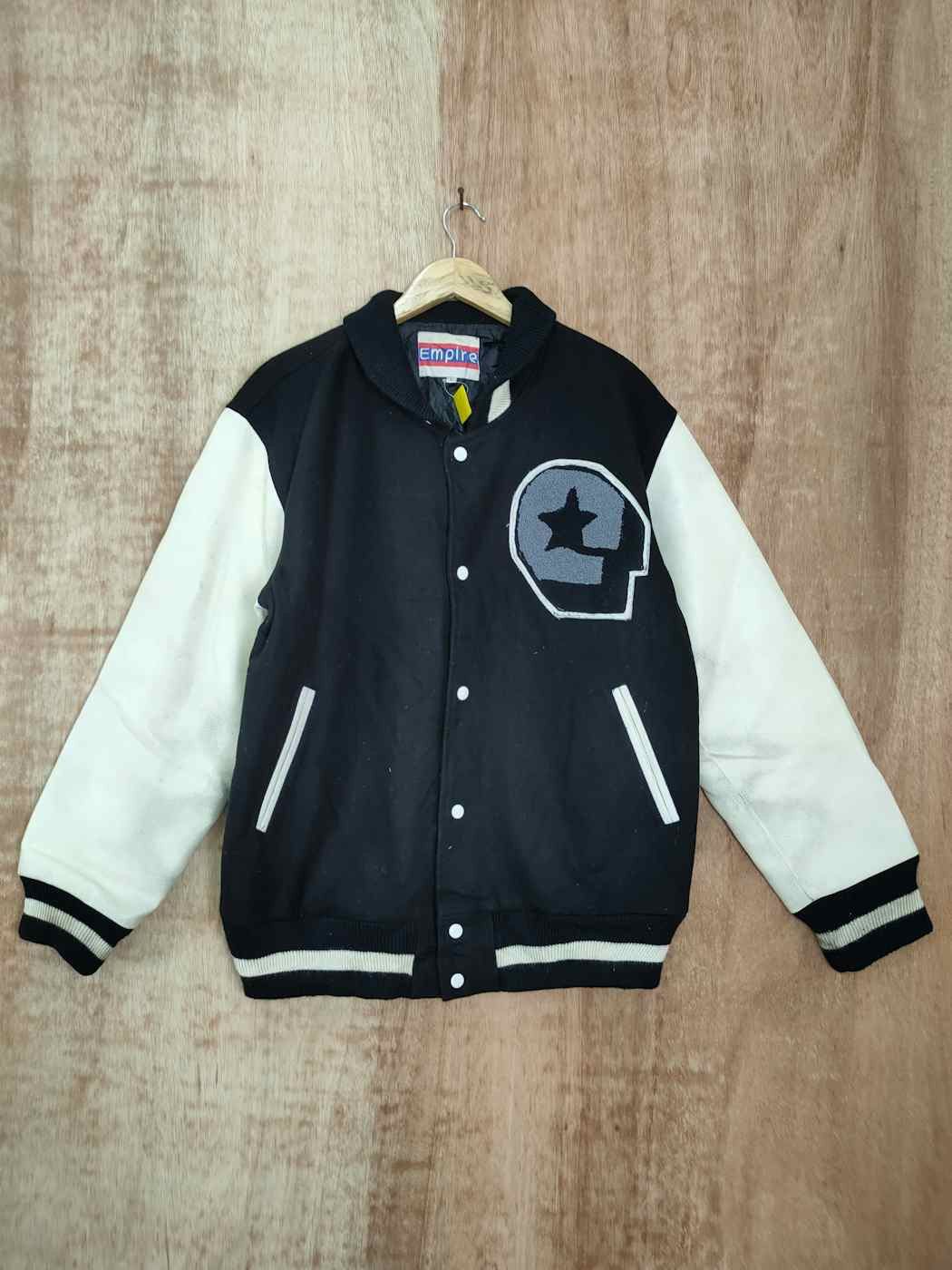 Japanese Brand Empire japan wool varsity jacket vintage #4091 DLAL Size US L / EU 52-54 / 3 - 1 Thumbnail