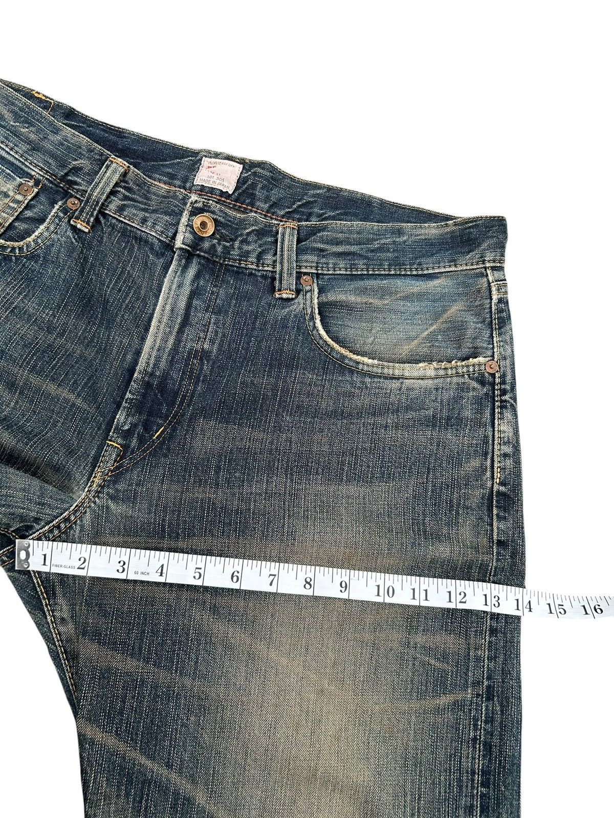 Kapital Vintage Edwin 505ZX Selvedge Distressed Denim Jeans Size US 38 / EU 54 - 19 Thumbnail