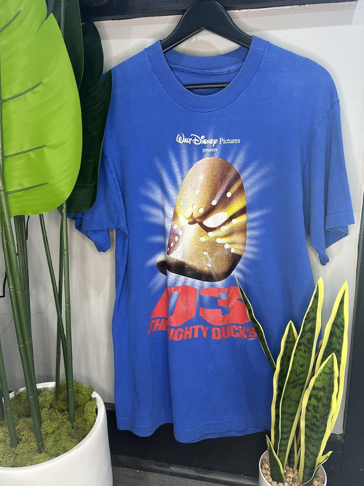 Vintage Vintage Mighty Ducks Disney Shirt Size US XL / EU 56 / 4 - 1 Thumbnail