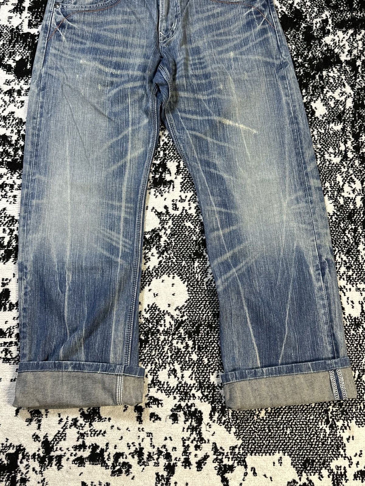 Kapital 2000s Edwin XV Ocean Wash Denim Size US 32 / EU 48 - 2 Thumbnail