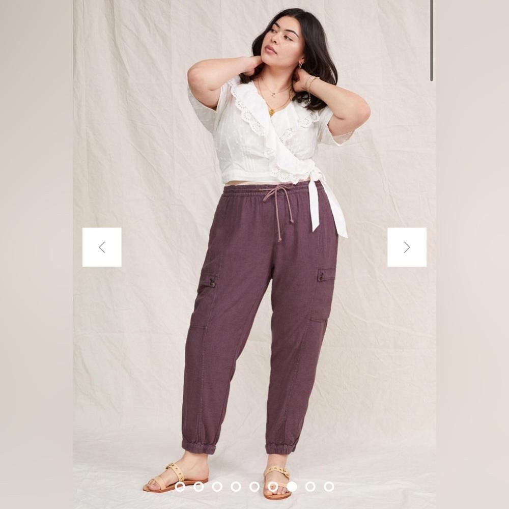 Designer Anthropology Pilcro Classic Seamed Joggers Size 40" / US 18 - 1 Thumbnail