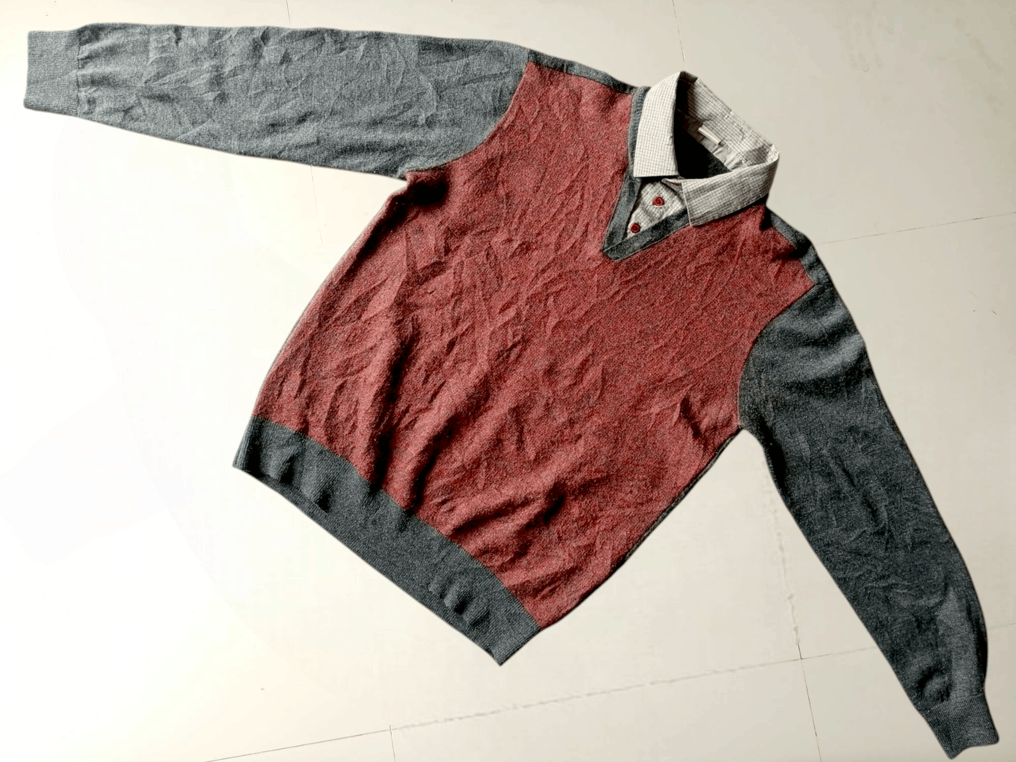 Japanese Brand Double Layer Parkland Light Knit Wear Size US L / EU 52-54 / 3 - 5 Thumbnail