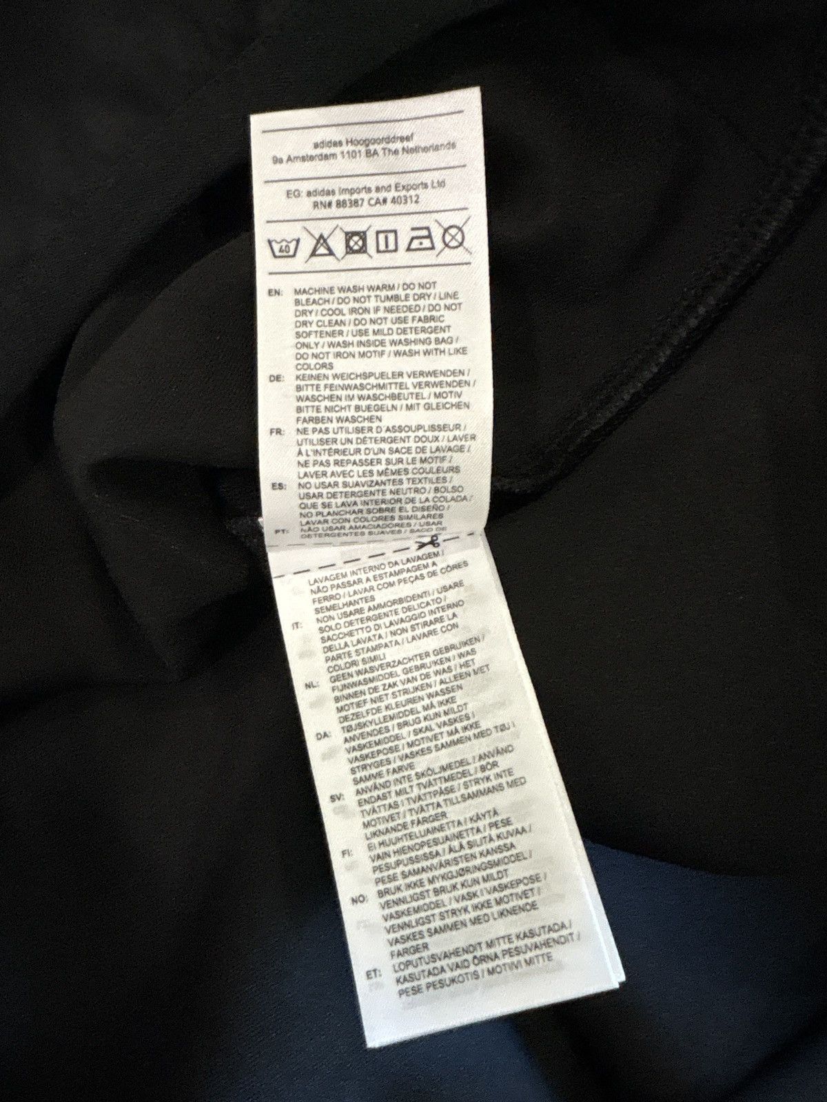 Adidas × Fear of God FEAR OF GOD ATHLETICS X ADIDAS CREWNECK- BLACK Size US XL / EU 56 / 4 - 7 Thumbnail