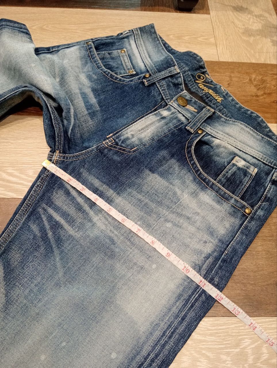 Vanquish VANQUISH GOLD JAPAN BLUE DISTRESSED DENIM PANTS Size US 34 / EU 50 - 21 Thumbnail