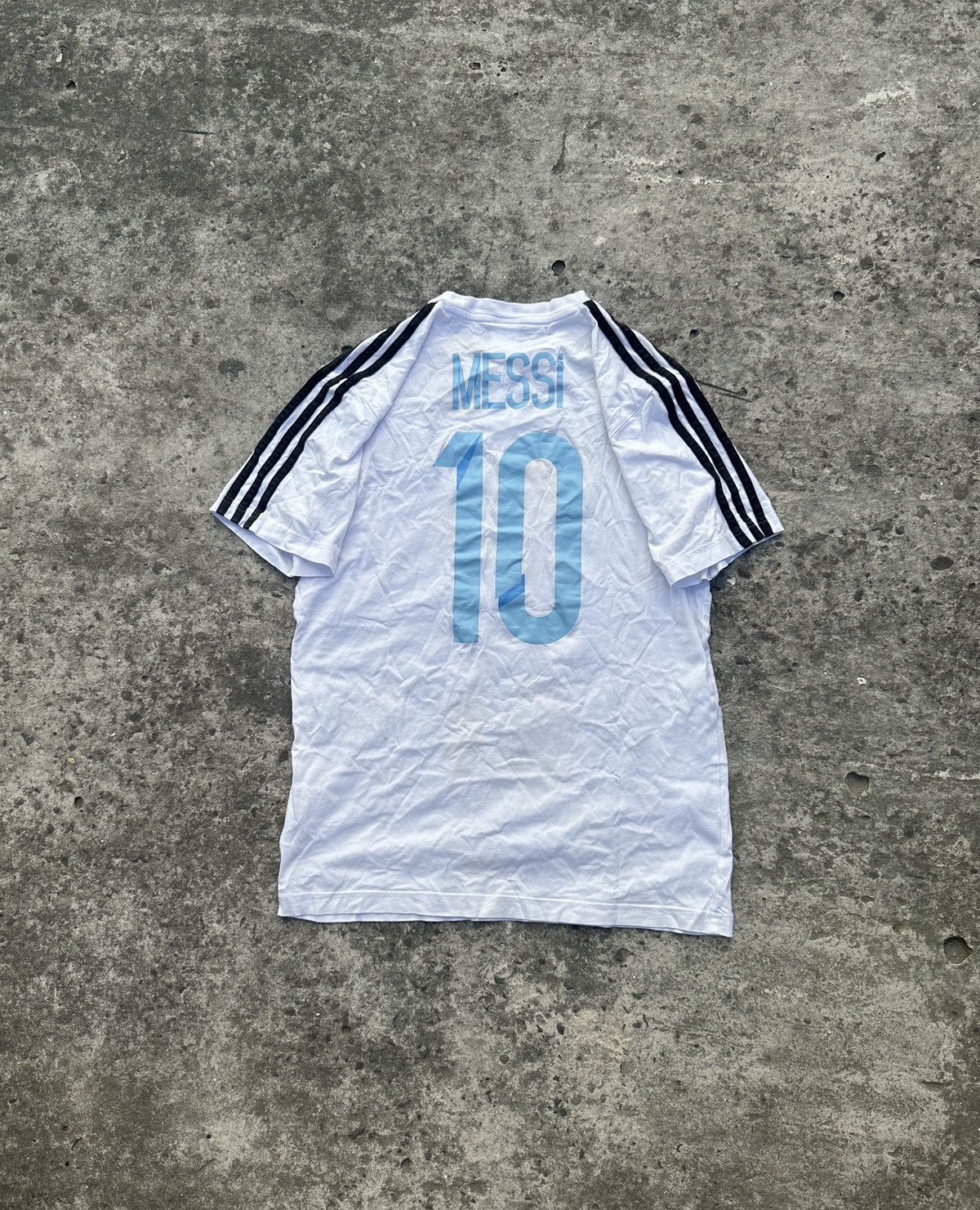 Adidas Adidas Messi 10 Argentina Soccer Jersey Blokecore Logo M Tee Size US M / EU 48-50 / 2 - 1 Thumbnail