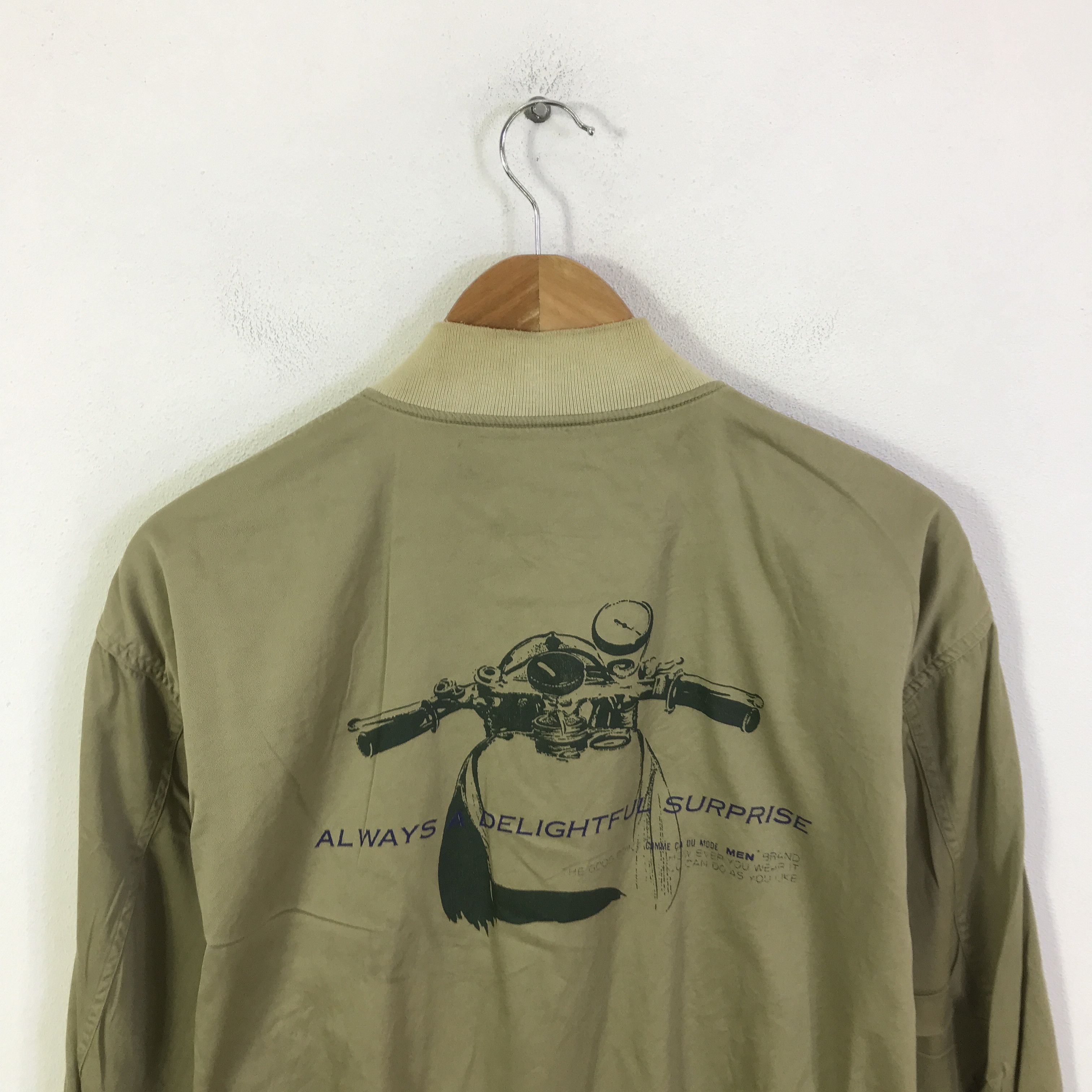 Japanese Brand comme ca du mode bomber jacket K121B3 Size US L / EU 52-54 / 3 - 4 Thumbnail