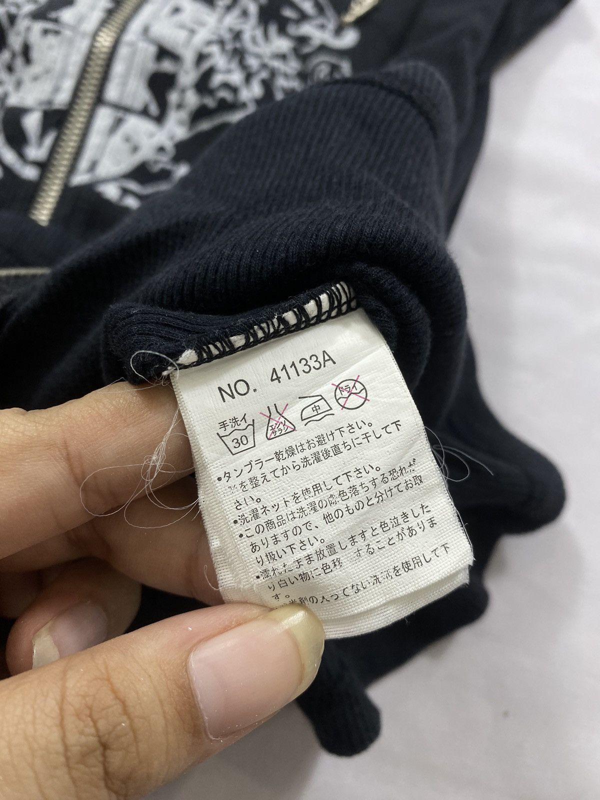 Japanese Brand Japanese In The Attic Gothic skull Zip Fur Hoodie ifsix lgb Size US L / EU 52-54 / 3 - 5 Thumbnail