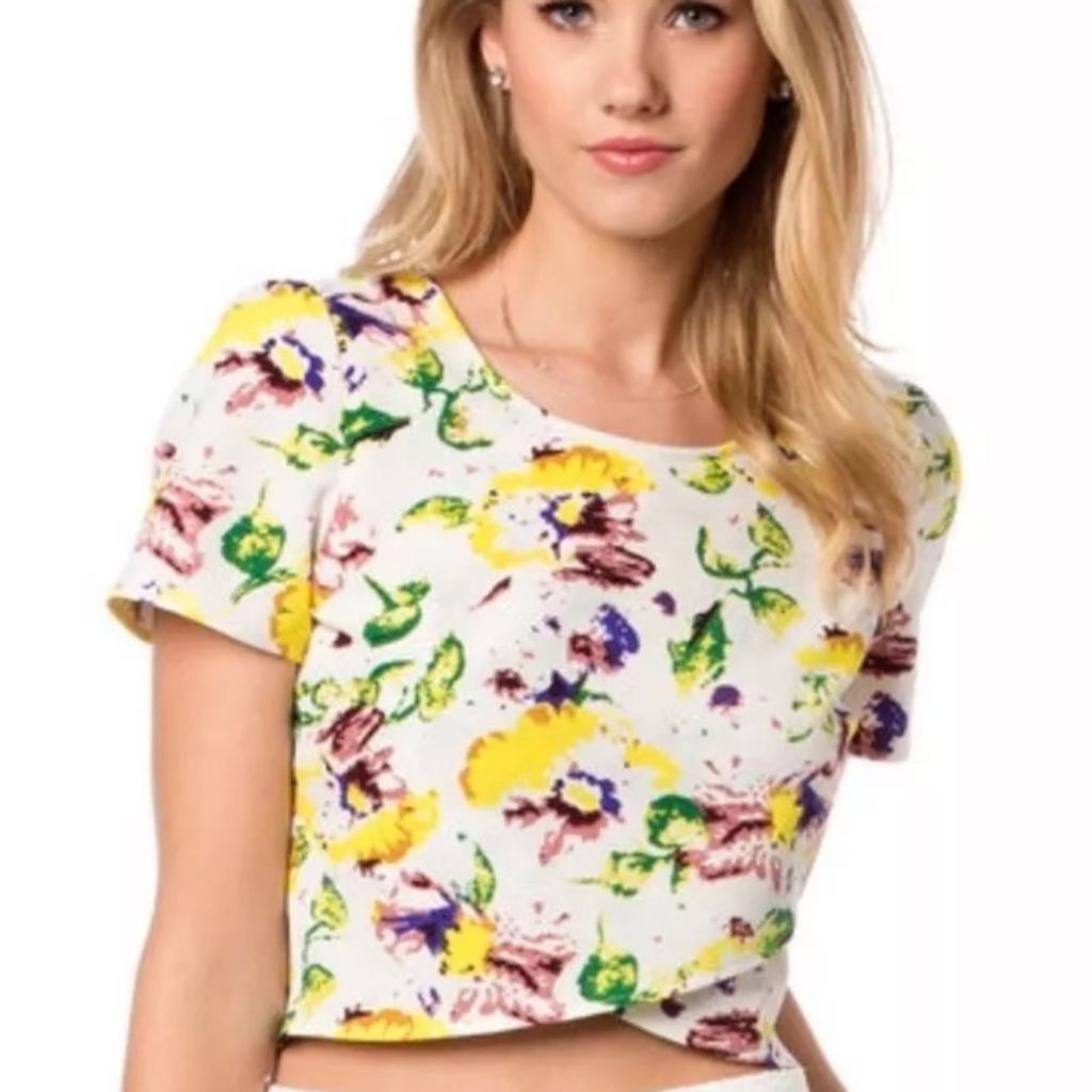 Miss Me Miss me crop top floral Size M / US 6-8 / IT 42-44 - 2 Thumbnail