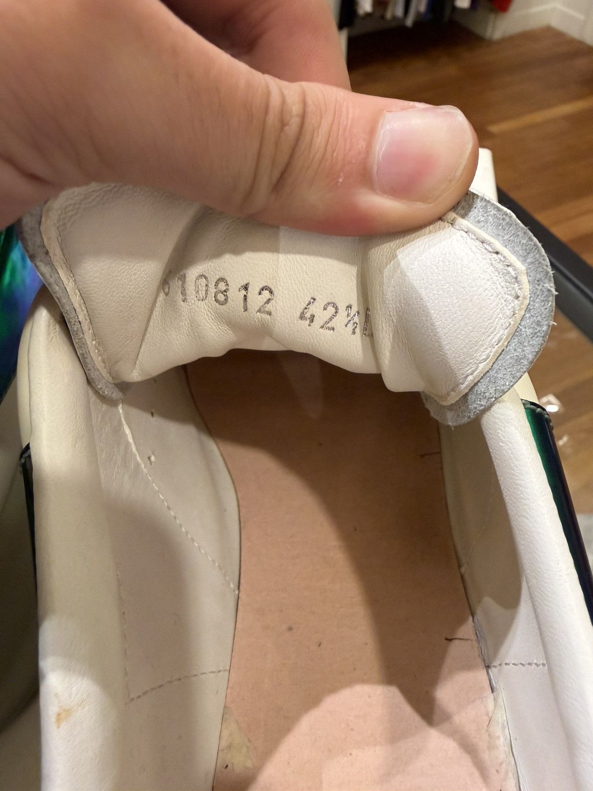 Alexander McQueen Alexander Mcqueen Oversized Sneaker -Iridescent Heel Size US 9.5 / EU 42-43 - 9 Thumbnail