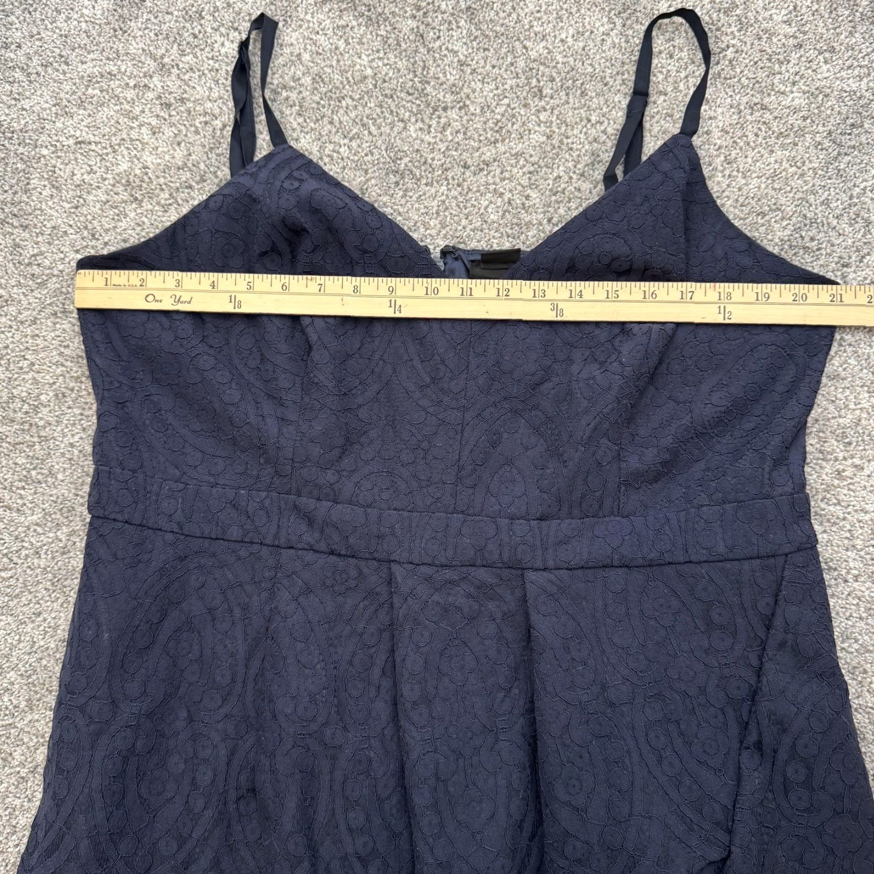 Vintage City Chic Dress Womens 18 Textured Midi Cocktail Party Adjustable Straps Size XXL / US 16-18 / IT 52-54 - 3 Thumbnail