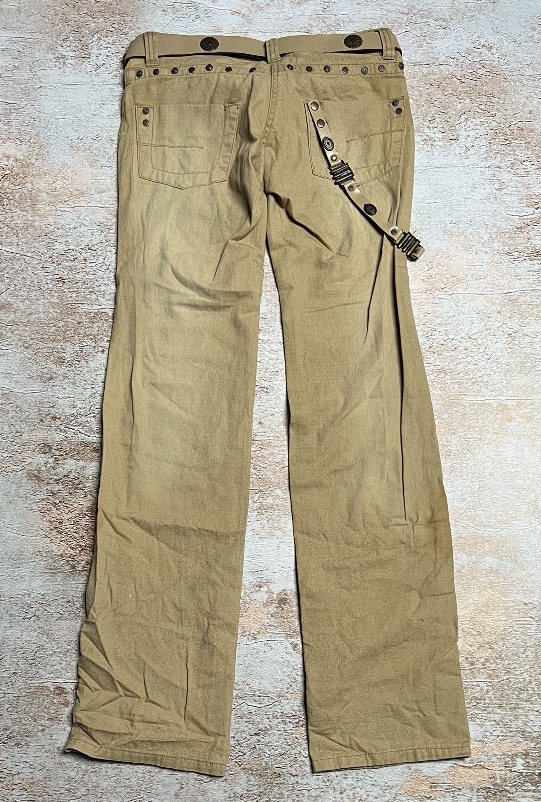 Japanese Brand Vintage Japanese cargo flare pants Size 28" / US 6 / IT 42 - 7 Thumbnail