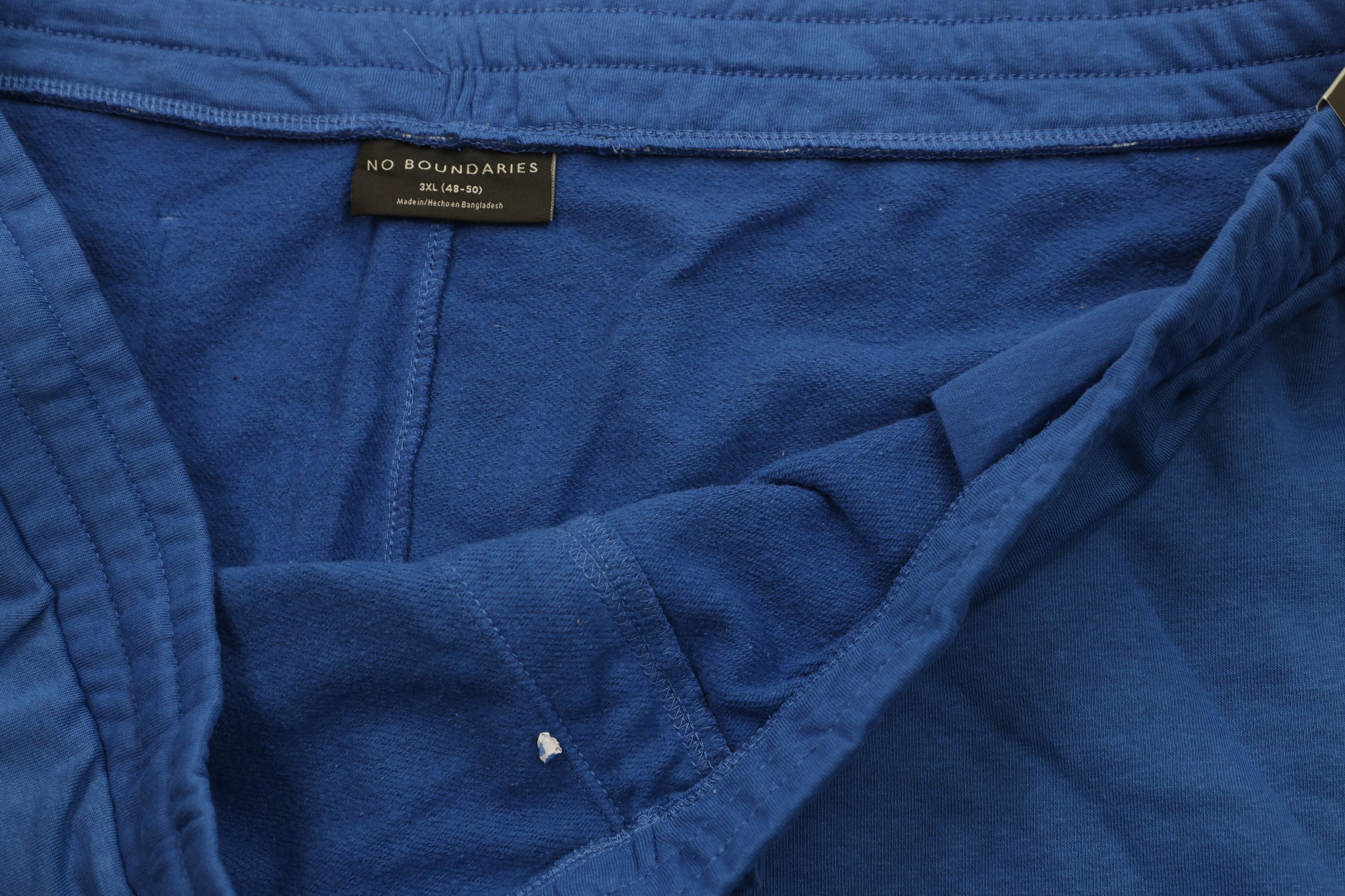 Vintage Deadstock Y2K Streetwear Above Knee Jogger Shorts Blue Size US 40 / EU 56 - 6 Thumbnail
