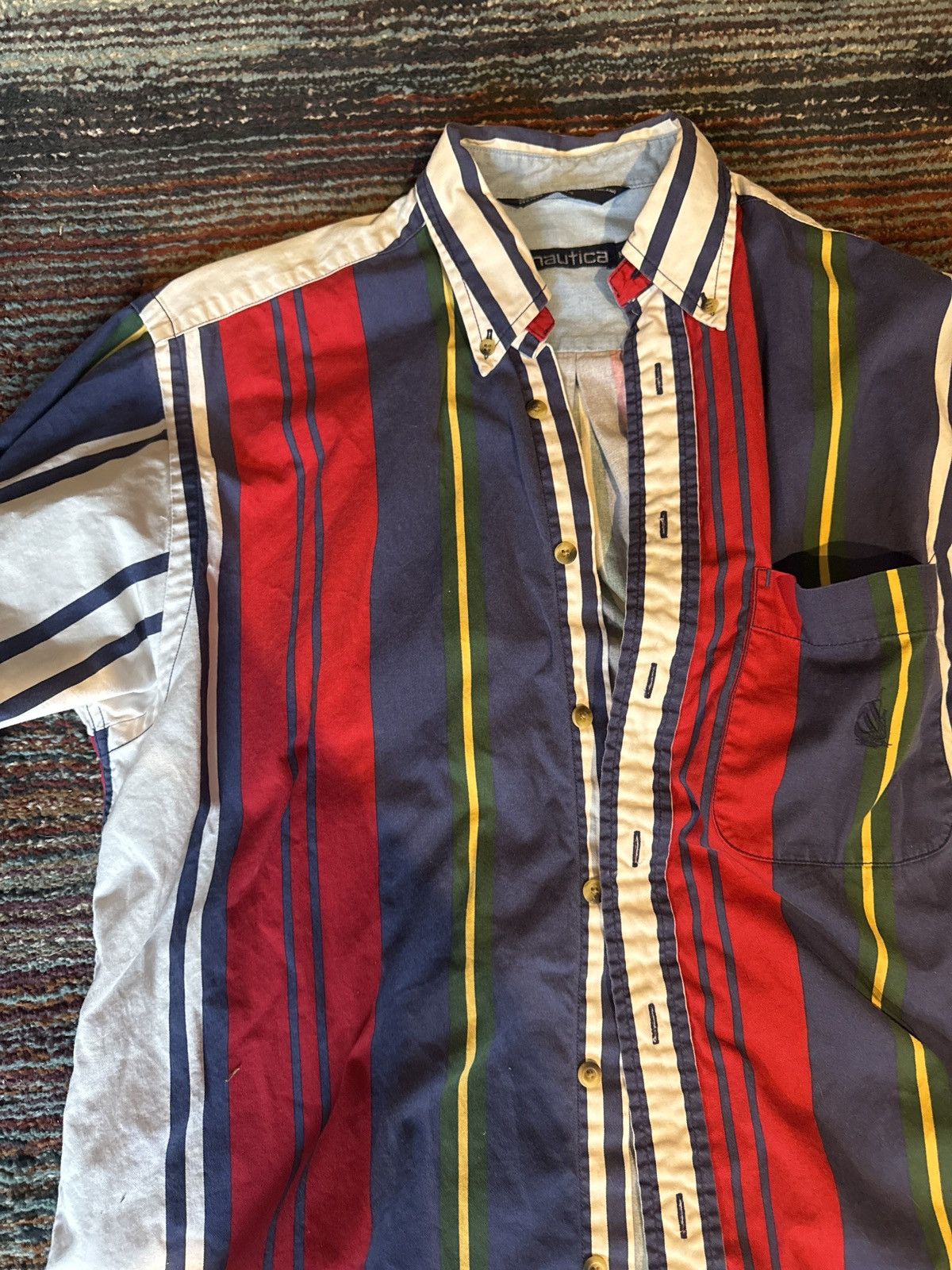 Other Vintage Nautica L/S button up Size US M / EU 48-50 / 2 - 2 Thumbnail