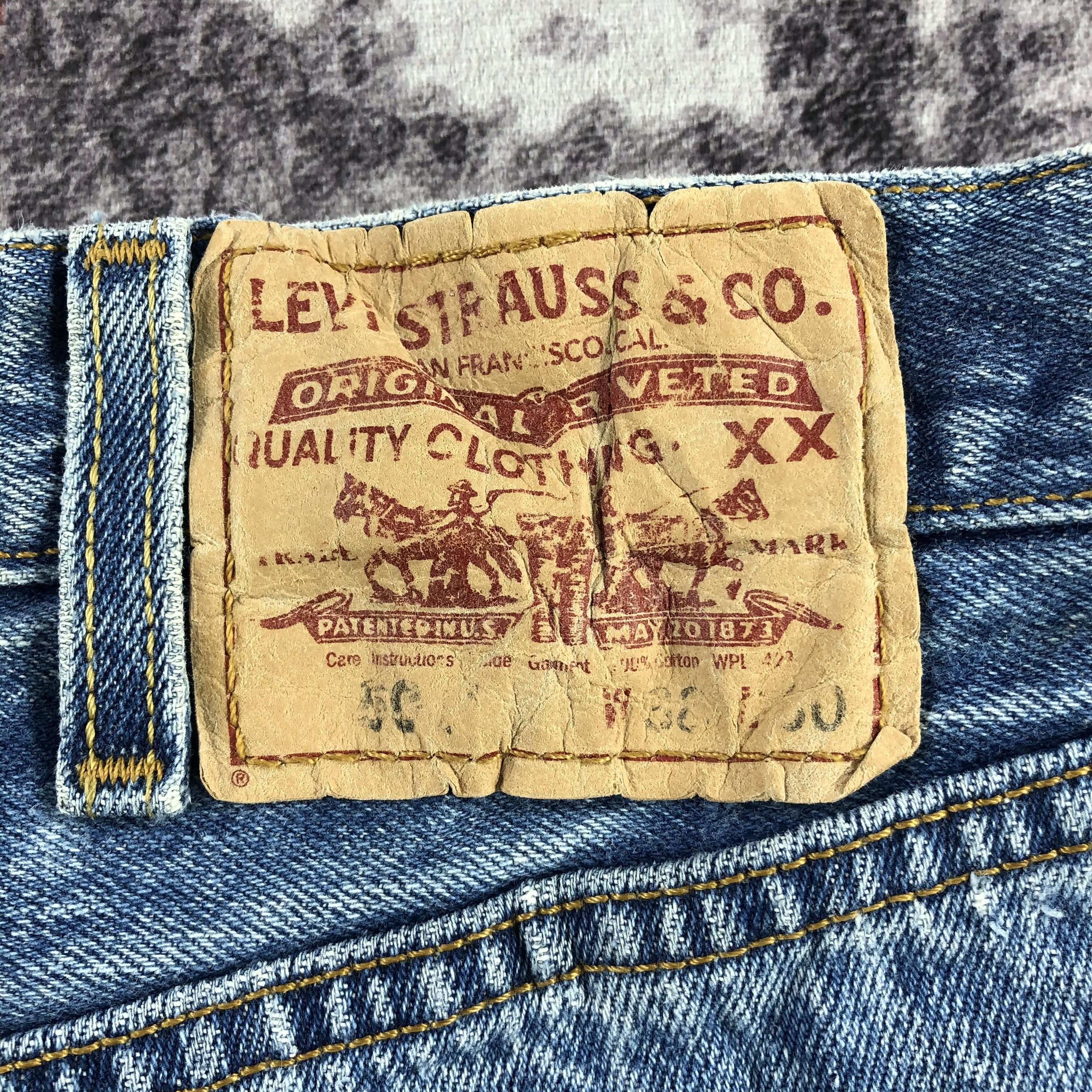 Levi's × Vintage Vintage 90s Blue Wash Levis 501 Jeans-JM2950 Size US 36 / EU 52 - 6 Thumbnail