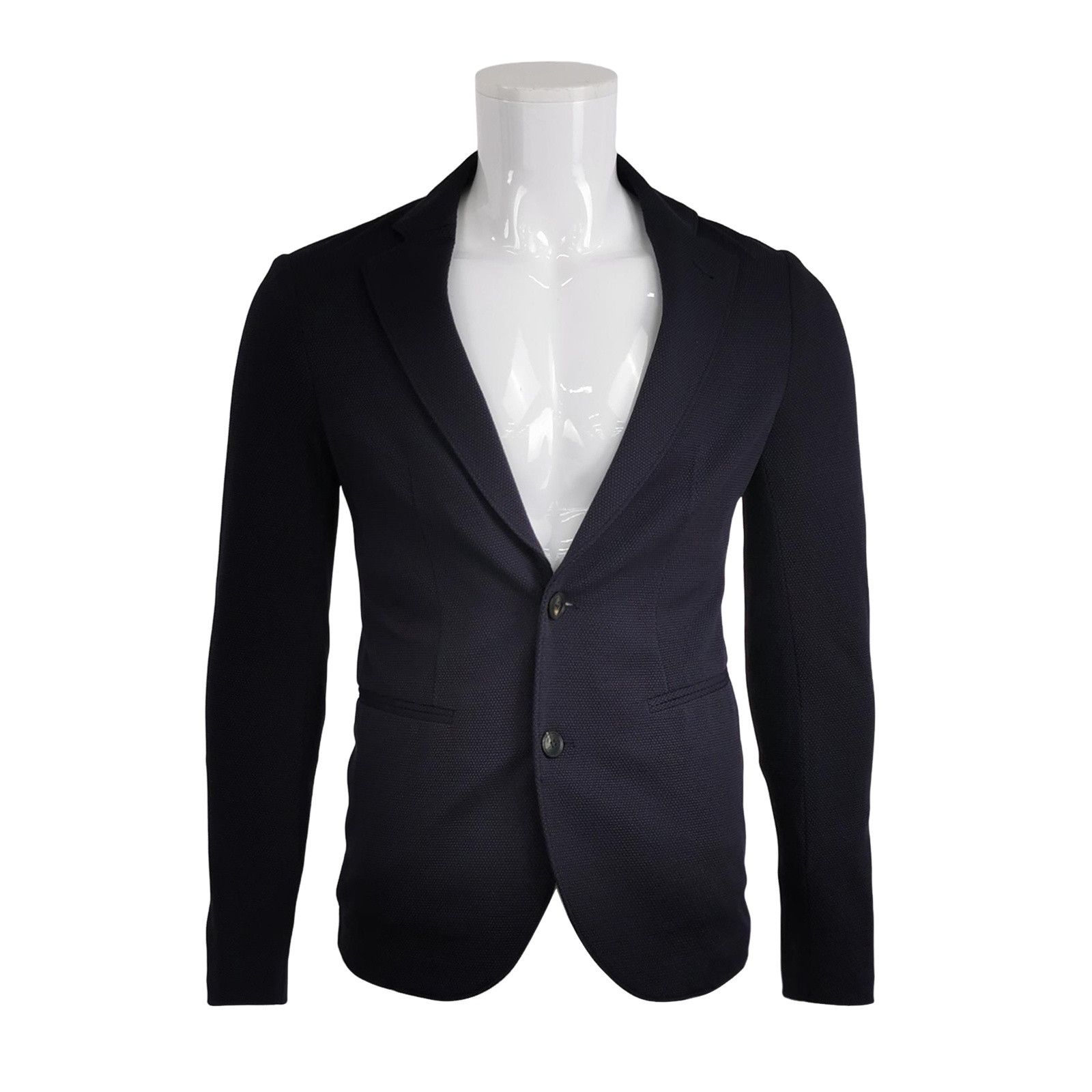 Emporio Armani Emporio Armani Textured Single Breasted Blazer 34R Size 34R - 1 Thumbnail