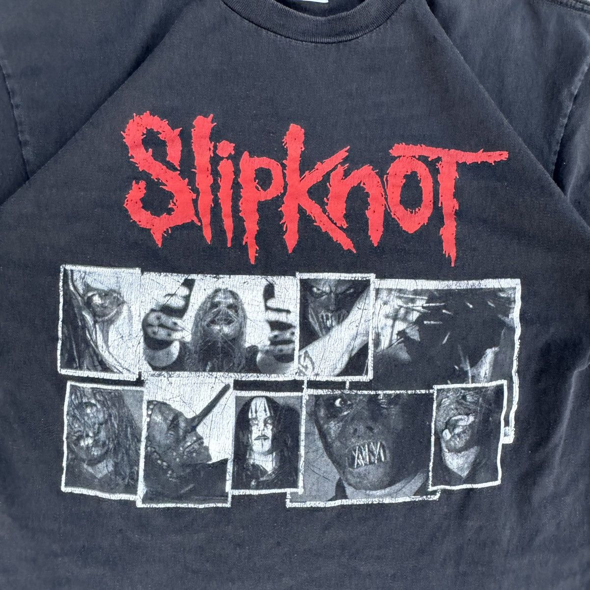Band Tees × JNCO × Stussy Vintage Y2K 2000s Black Slipknot Grunge Rock Band Tee Large Size US L / EU 52-54 / 3 - 2 Thumbnail