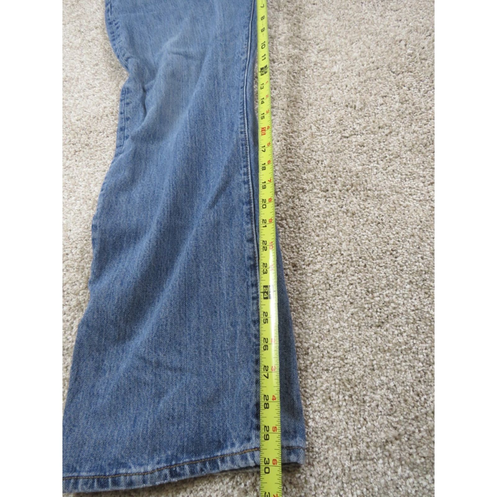Levi's VINTAGE Levi's 501 Jeans Straight Leg Button Fly Blue 35X30 Men Adults Regular 30 Red Tab 90s USA Size US 35 - 3 Thumbnail