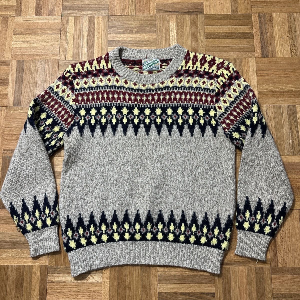 Vintage Vintage Outdoor Exchange wool sweater Size US L / EU 52-54 / 3 - 1 Thumbnail