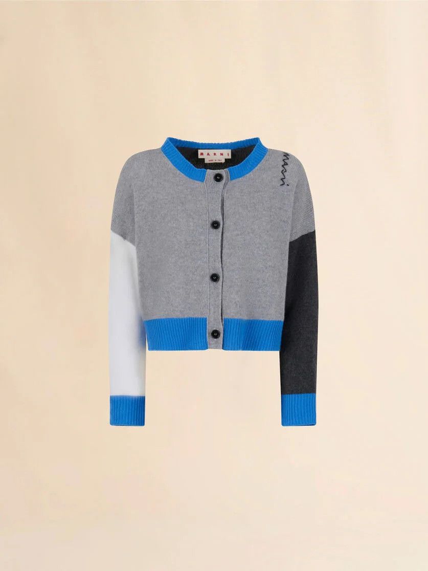 Marni o1f1d3z0326 Colour Block Cardigan in Multicolor Size M / US 6-8 / IT 42-44 - 1 Thumbnail