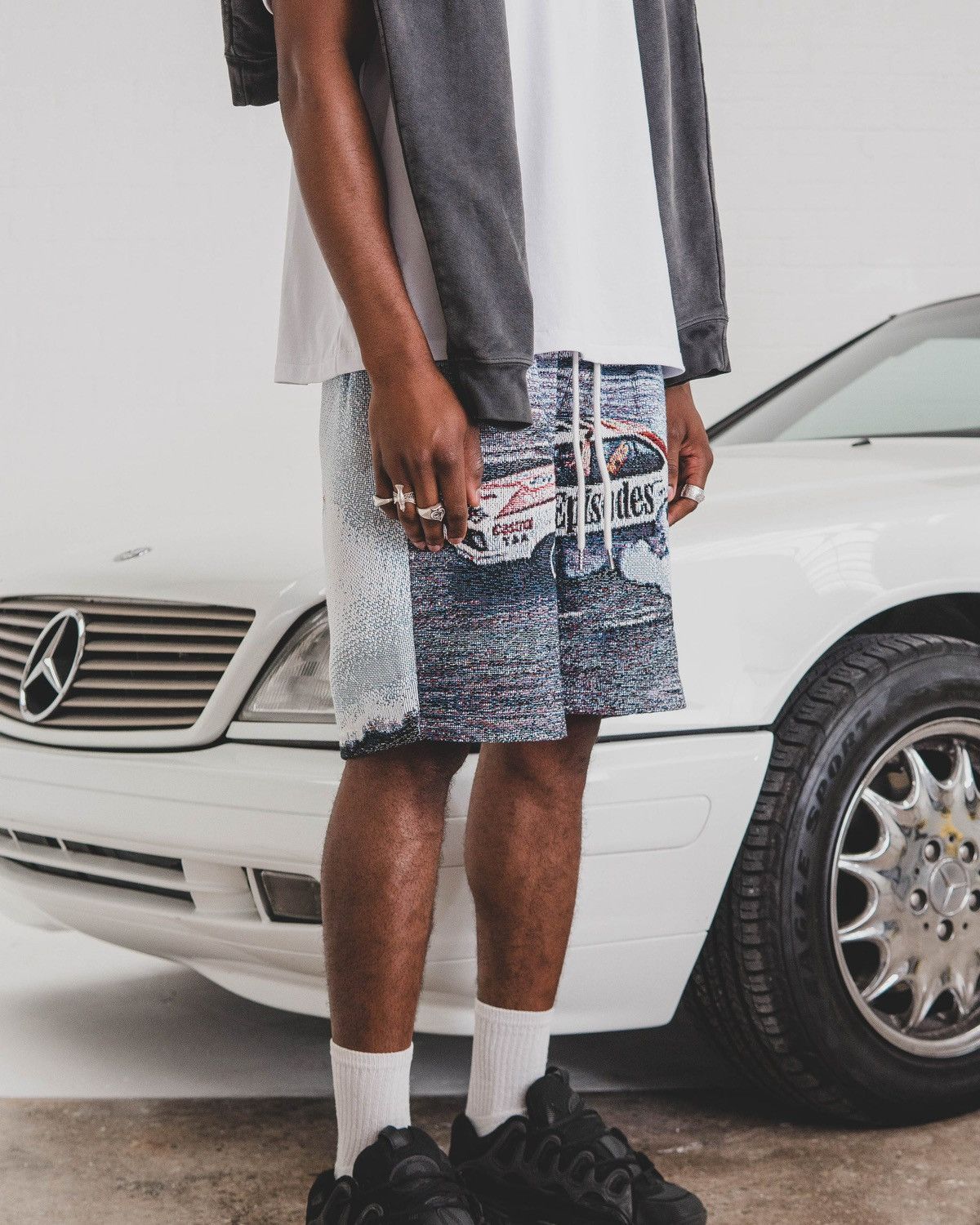 Formula 1 Episodes Drift Racing Jacquard Shorts Size US 32 / EU 48 - 8 Thumbnail