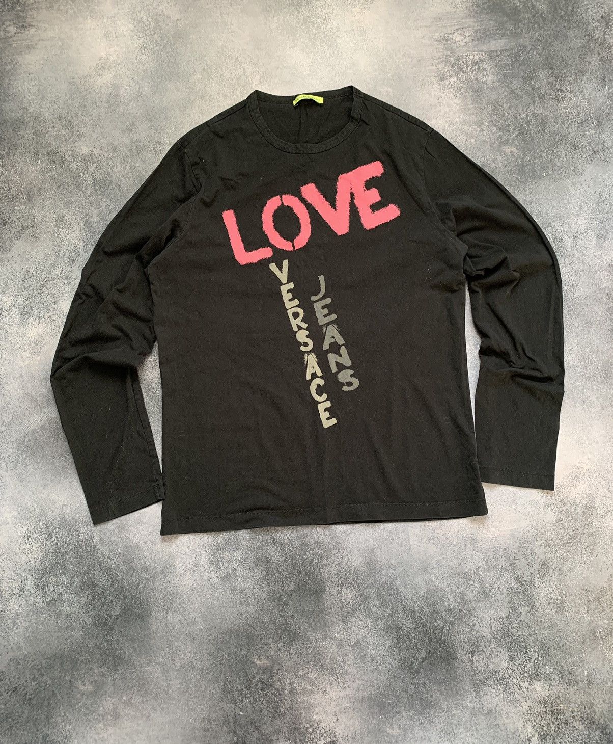 Versace × Versace Jeans Couture Versace jeans love long sleeve y2k Size US M / EU 48-50 / 2 - 1 Thumbnail