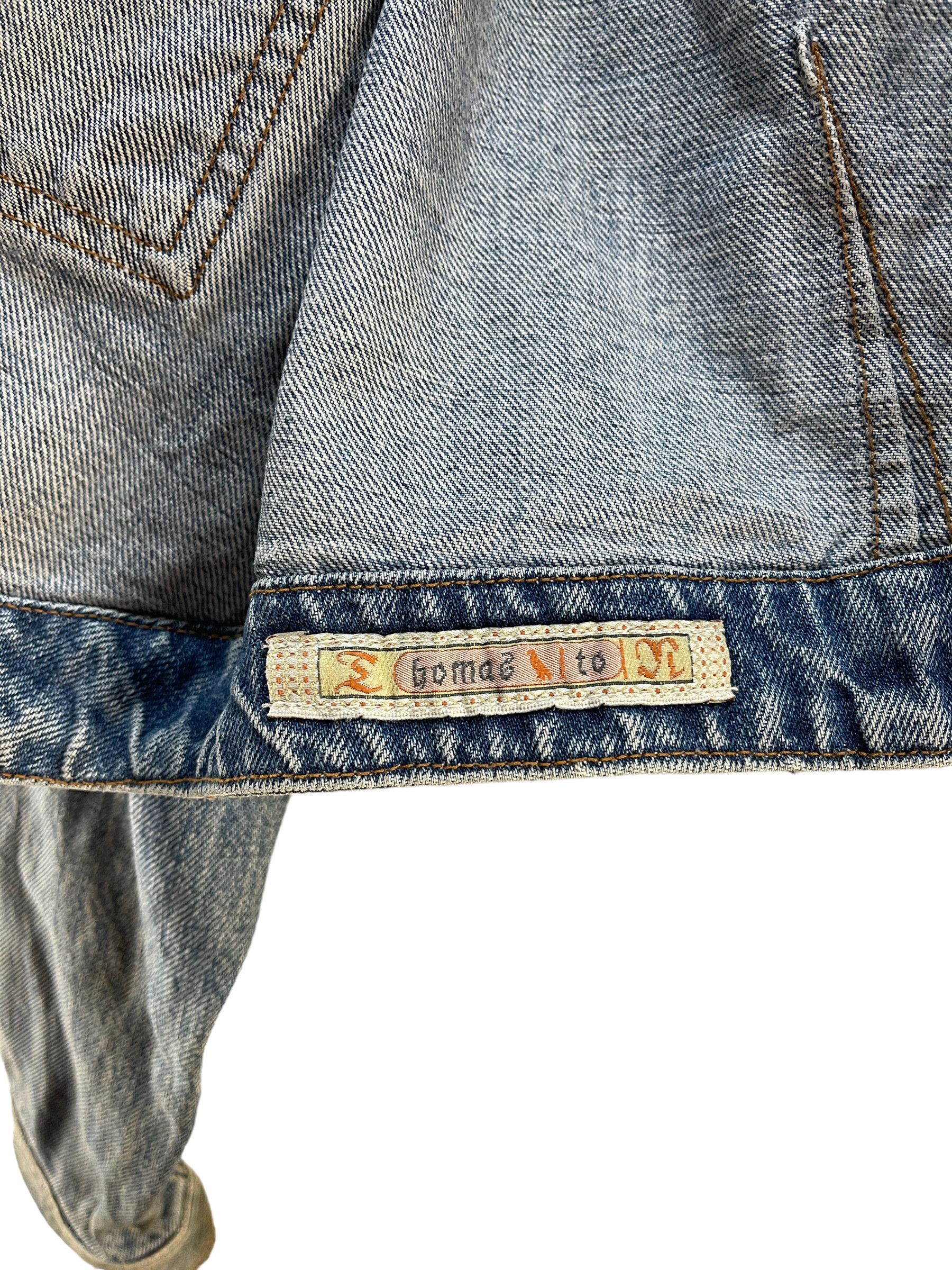 Japanese Brand Vintage Gomas Cropped Denim Jacket Size XS / US 0-2 / IT 36-38 - 16 Thumbnail