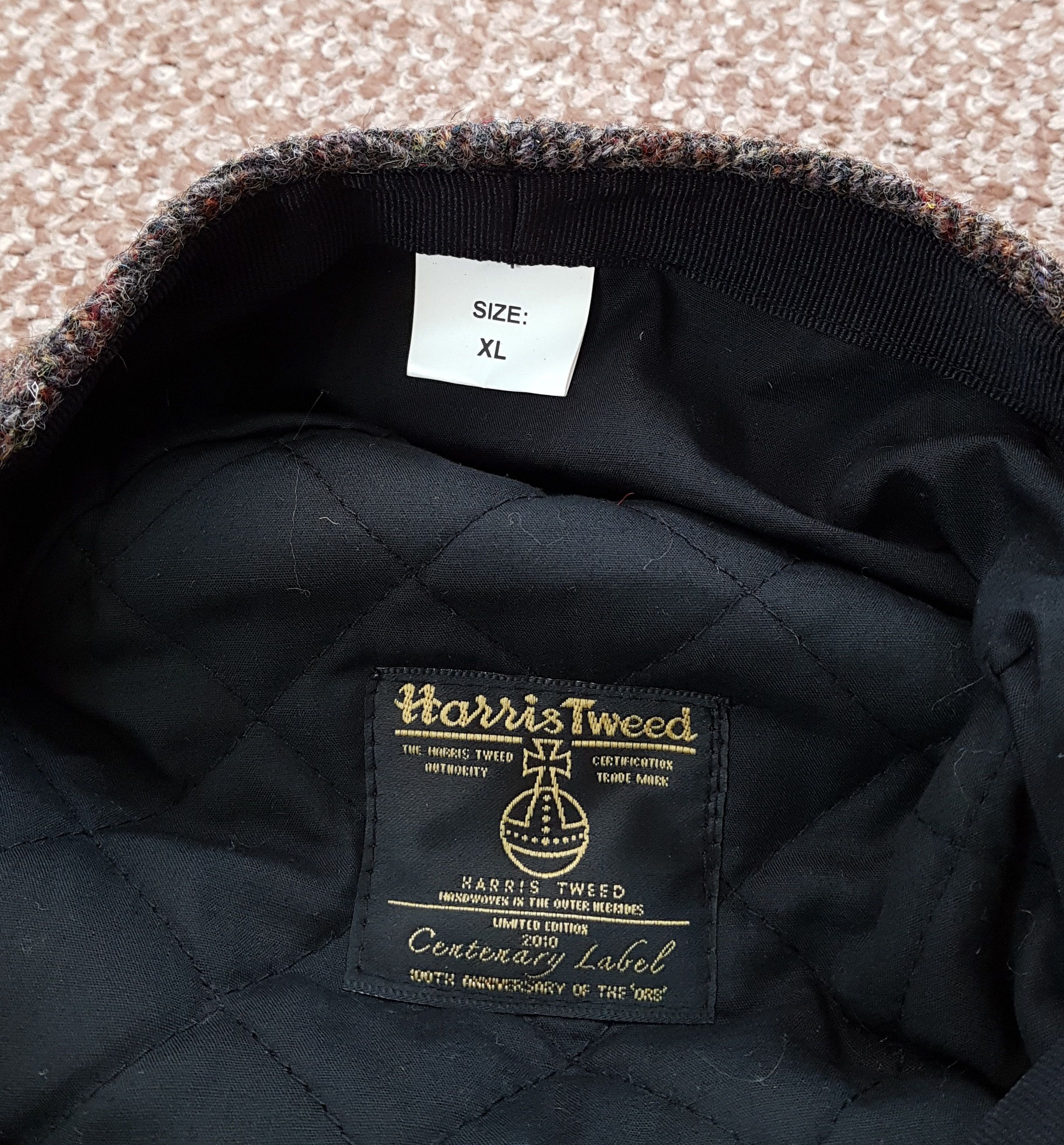 Harris Tweed Harris Tweed Peaky Blinders Centenary Label Wool Hat Cap Size 40 - 8 Thumbnail
