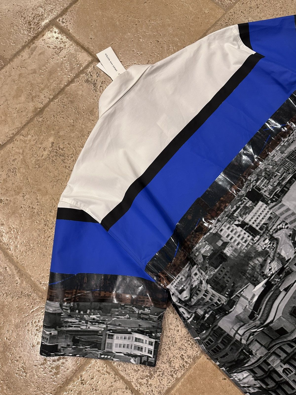 Dries Van Noten Dries Van Noten Cassidye Belgian 2022 Blue Button-Down Shirt Size US XL / EU 56 / 4 - 9 Thumbnail