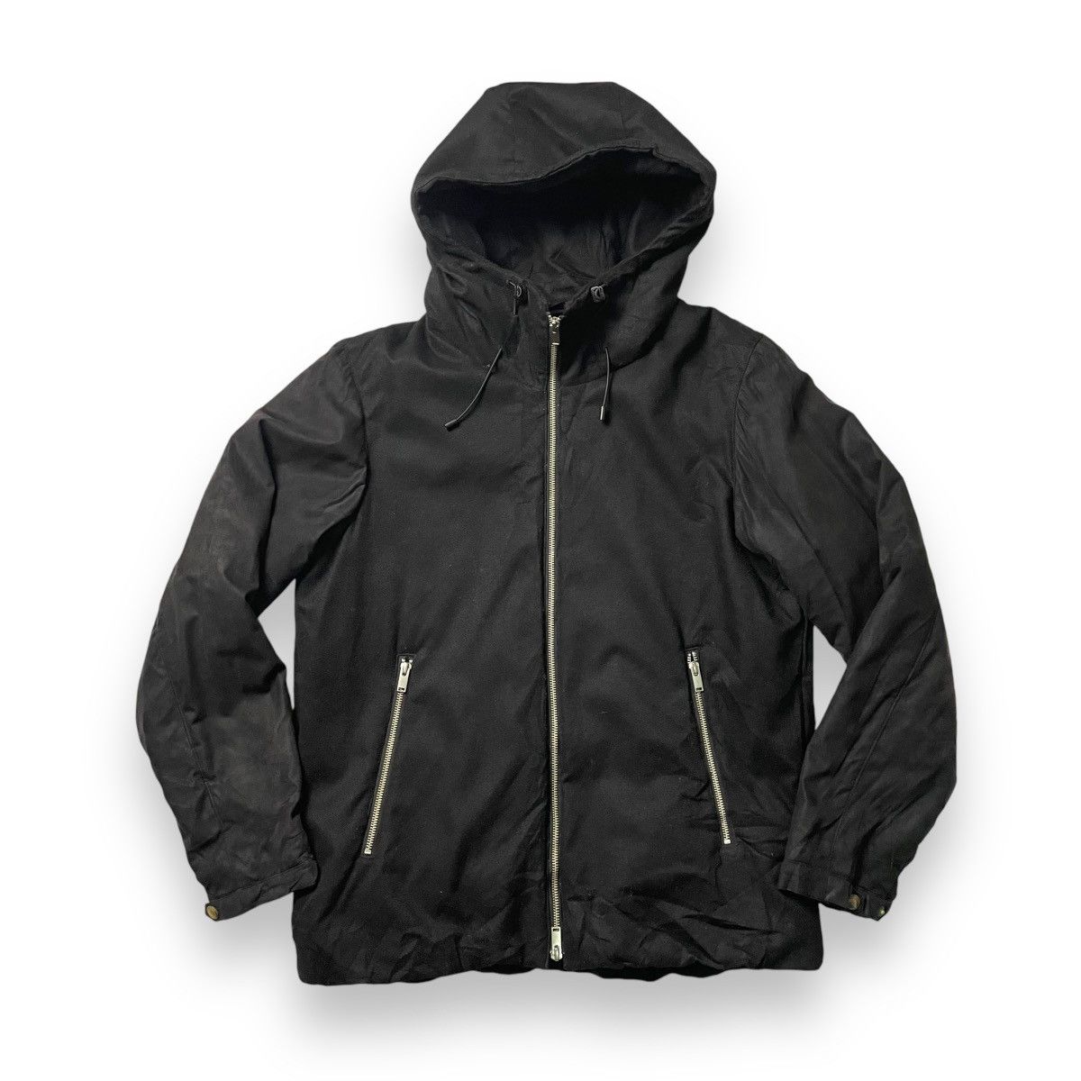 If Six Was Nine × Takeo Kikuchi × Yasuyuki Ishii 🇯🇵 TAKEO KIKUCHI TWO TONES WOOL + SUEDE LEATHER HOODIE JACKET Size US XL / EU 56 / 4 - 1 Thumbnail