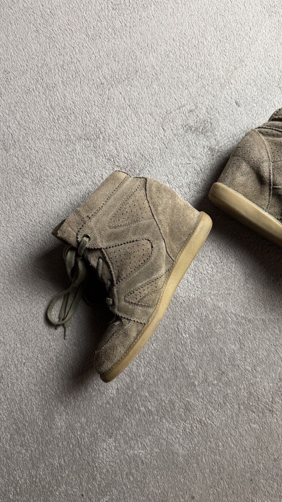 Isabel Marant Y2K Hi Top Wedge Suede Sneakers Bekket isabel marant style Size US 10 / IT 40 - 5 Thumbnail