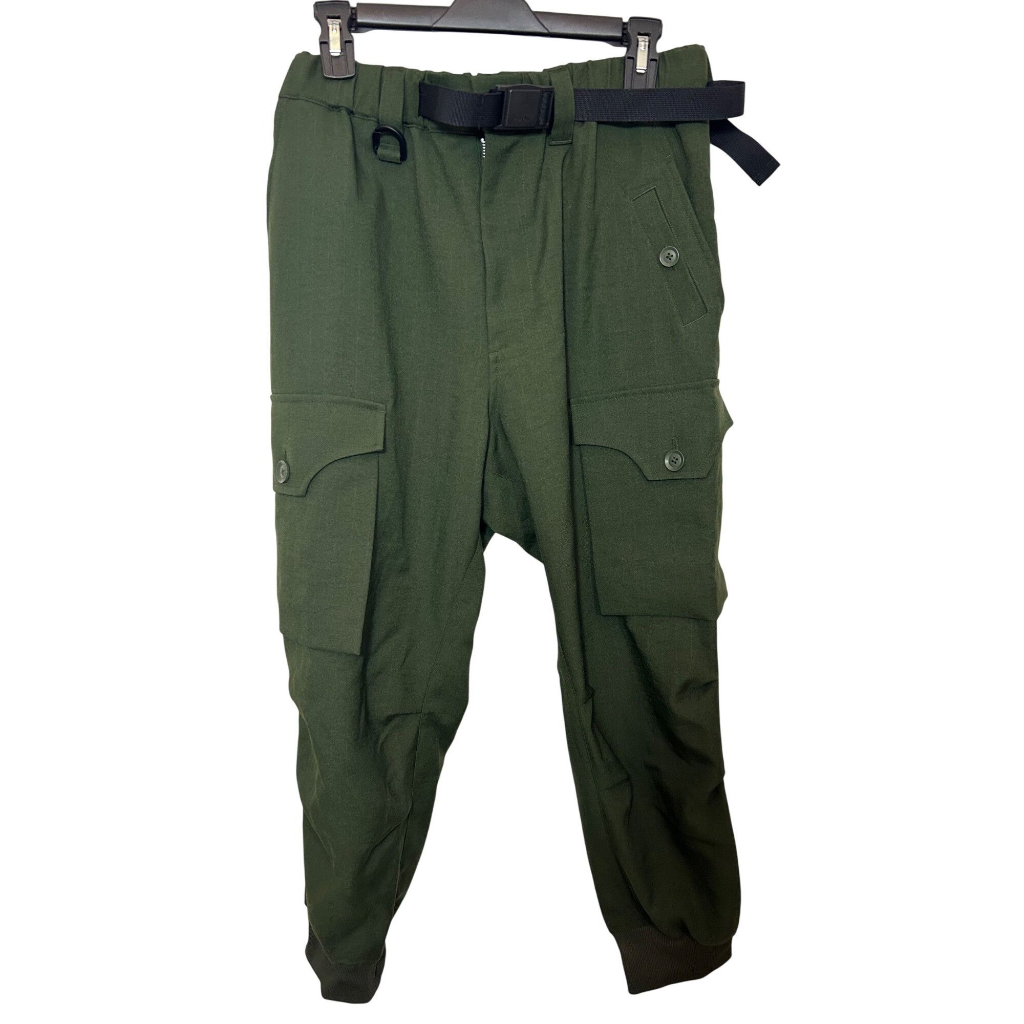 Adidas × Y's Adidas Yohji Yamamoto Y-3 Men’s Unisex Cuffed Cargo Pants Gr Size US 28 / EU 44 - 1 Thumbnail