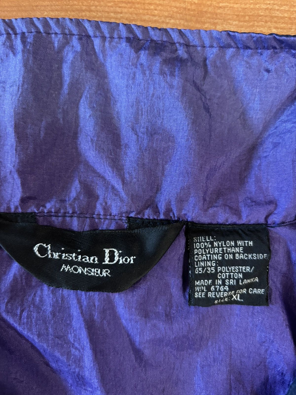 Christian Dior Monsieur Vintage Christian Dior blue windbreaker jacket Size XL Size US XL / EU 56 / 4 - 1 Thumbnail