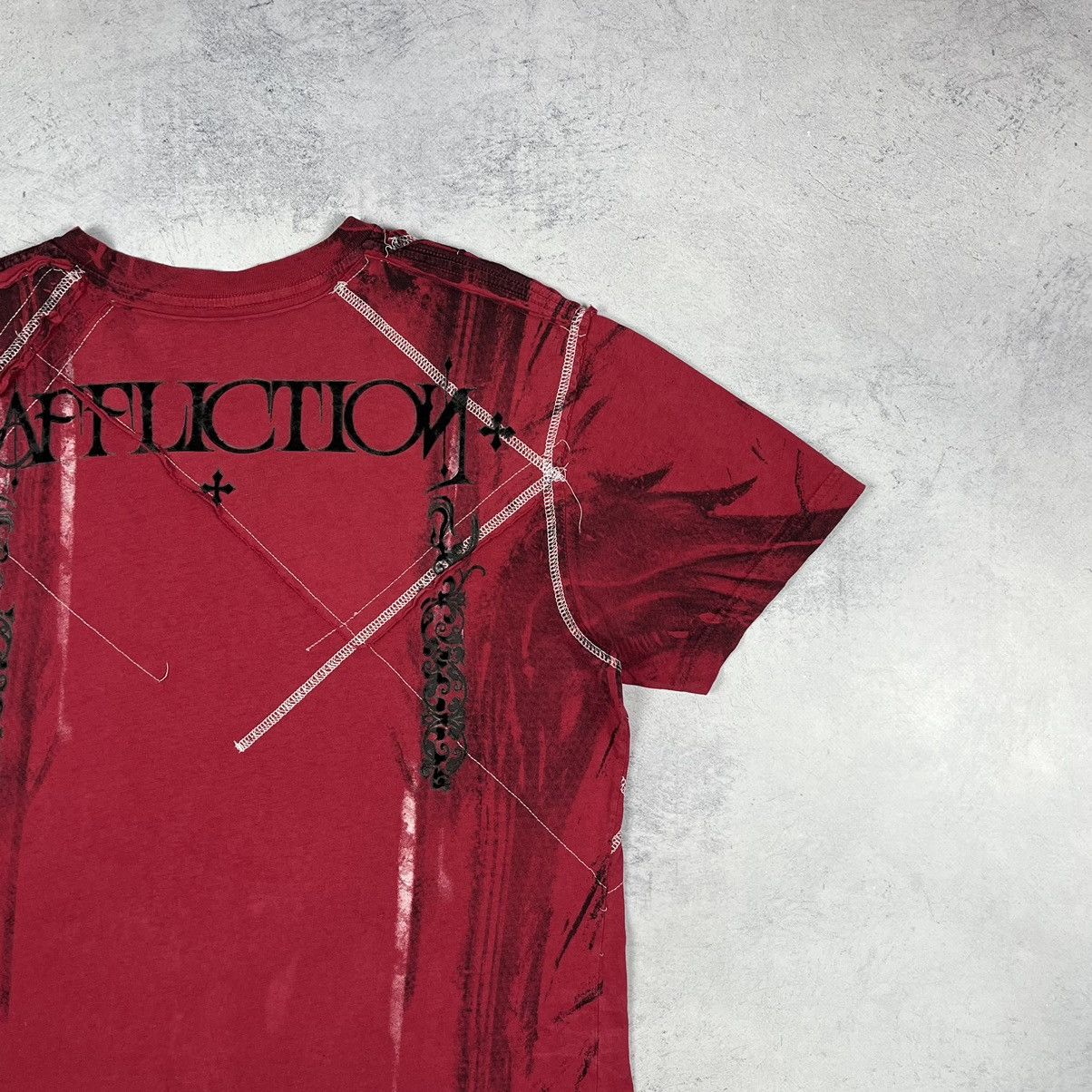 Affliction Vintage Affliction Skulls y2k crazy T shirt 00’s Size US M / EU 48-50 / 2 - 13 Thumbnail