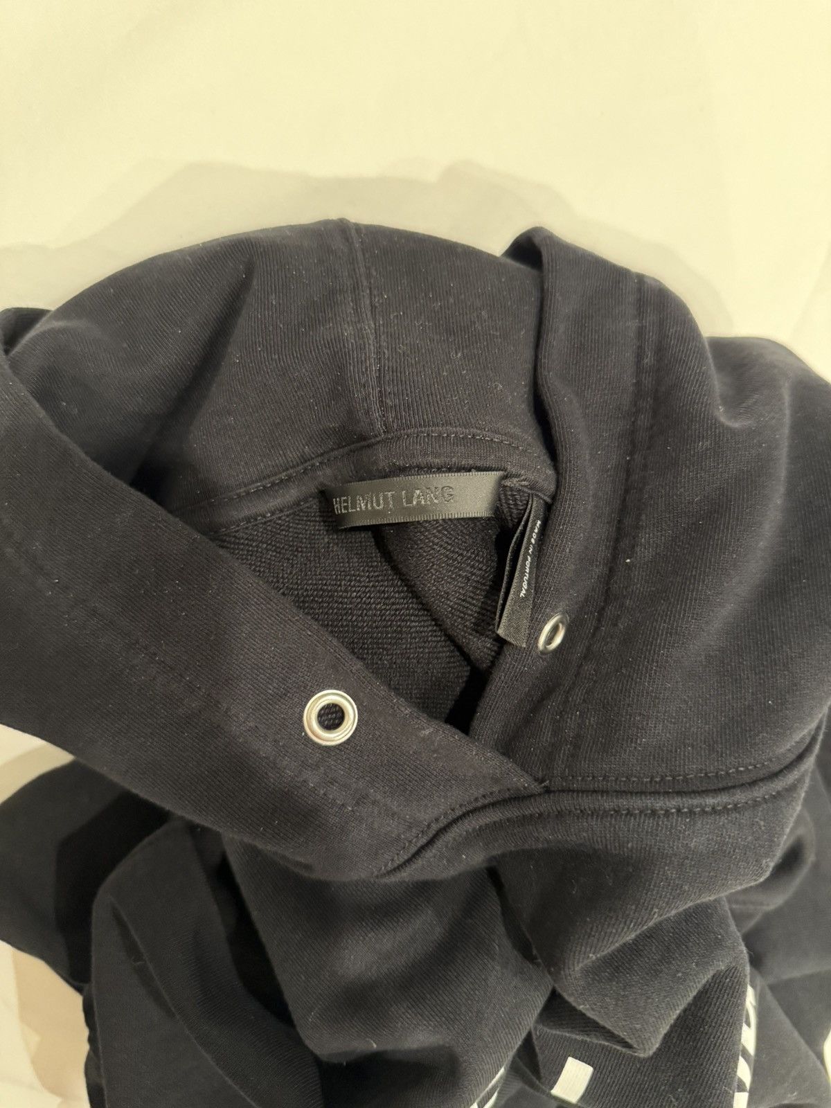 Helmut Lang Helmet lang black staple hoodie Size US M / EU 48-50 / 2 - 2 Thumbnail